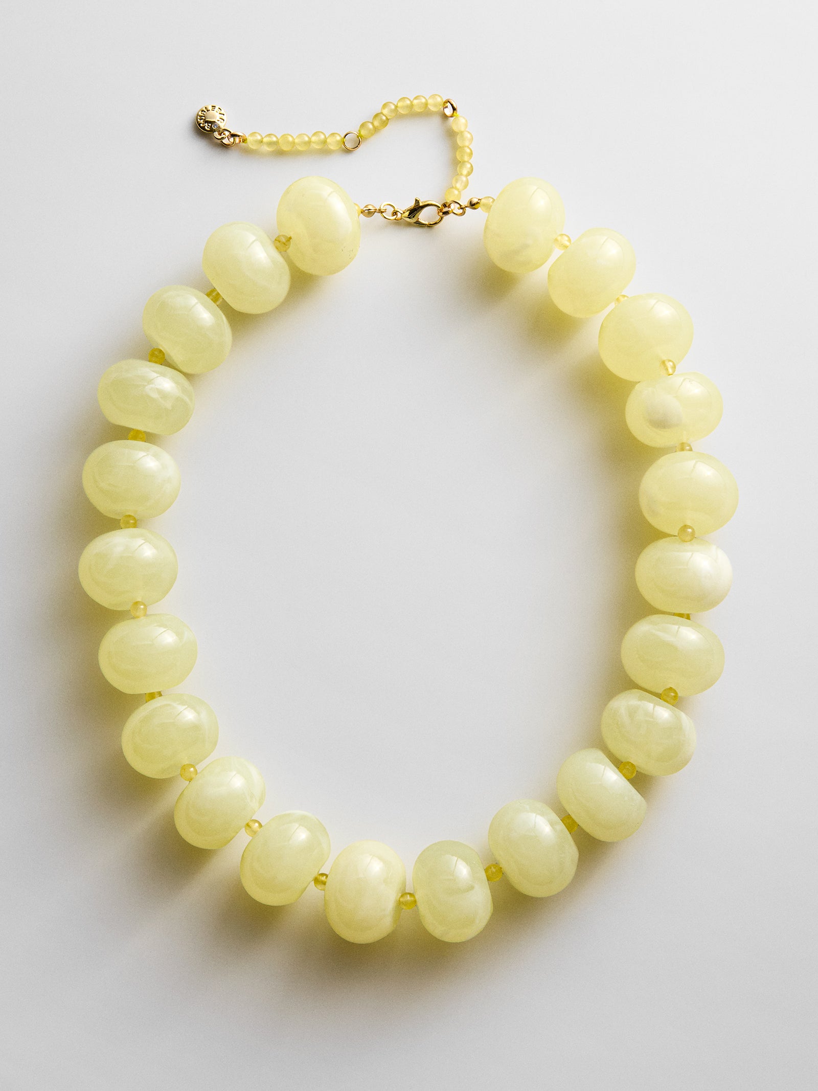 Joan Semi-Precious Necklace - Ivory Quartz-Blues Comming