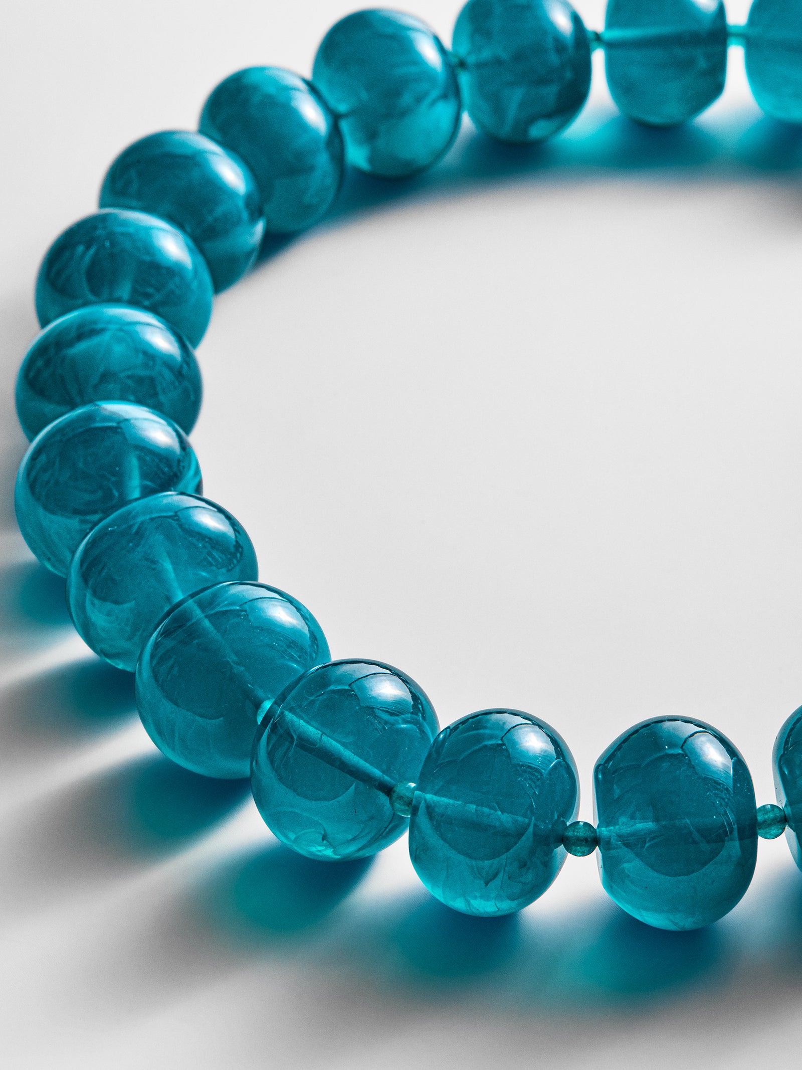 Joan Semi-Precious Necklace - Blue Chrysocolla-Blues Comming