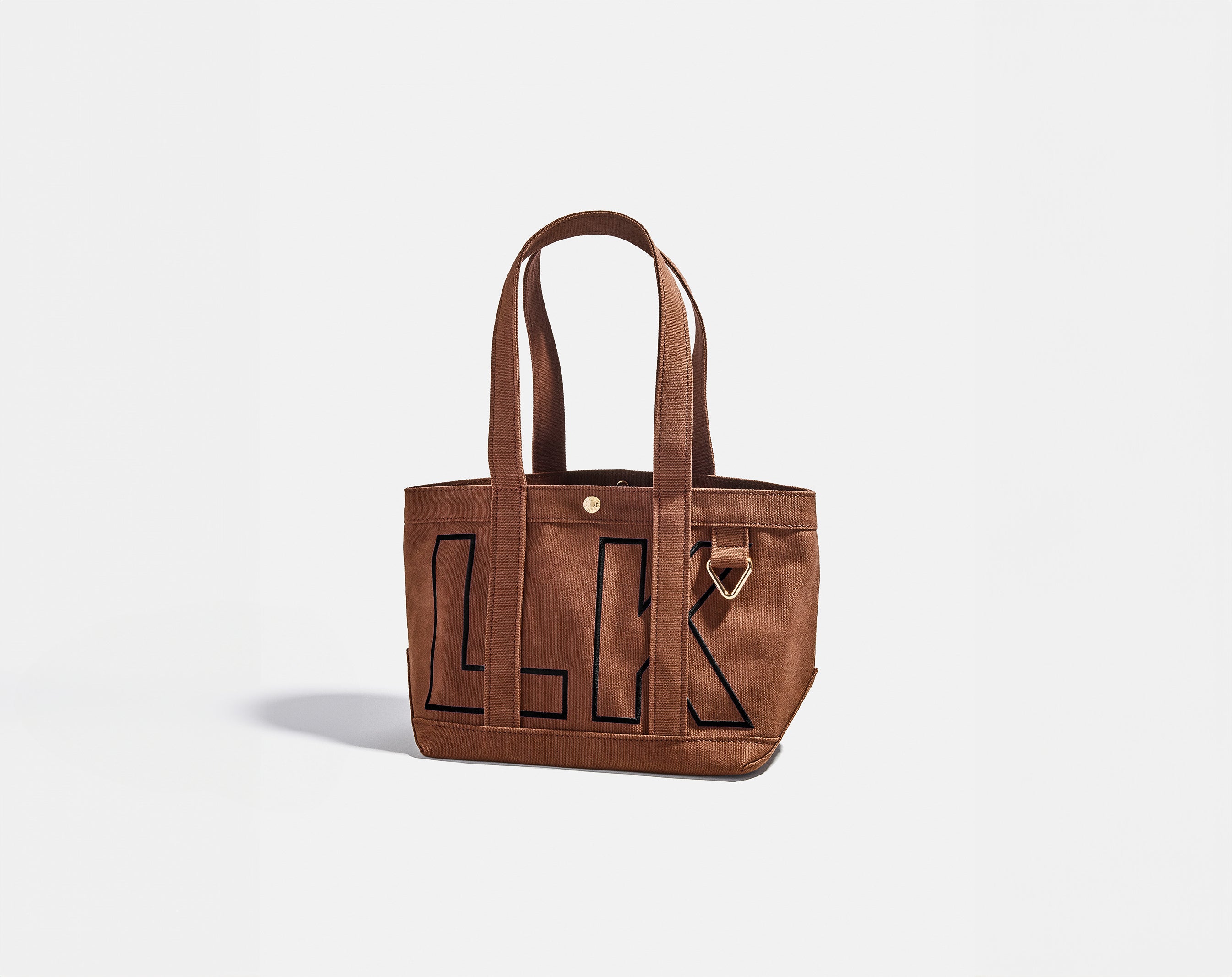 Custom Alpha Tote - Chocolate Brown-Blues Comming