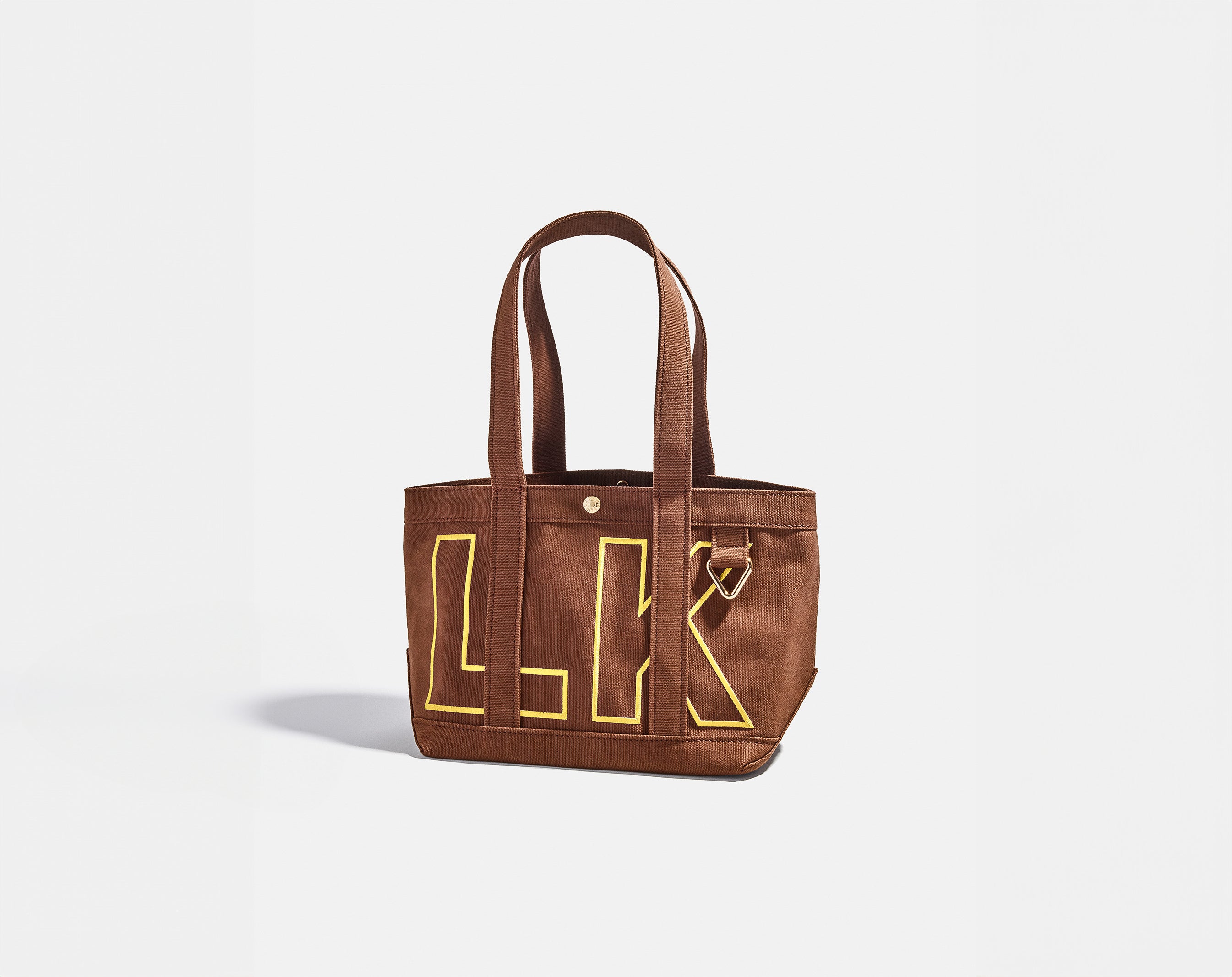 Custom Alpha Tote - Chocolate Brown-Blues Comming