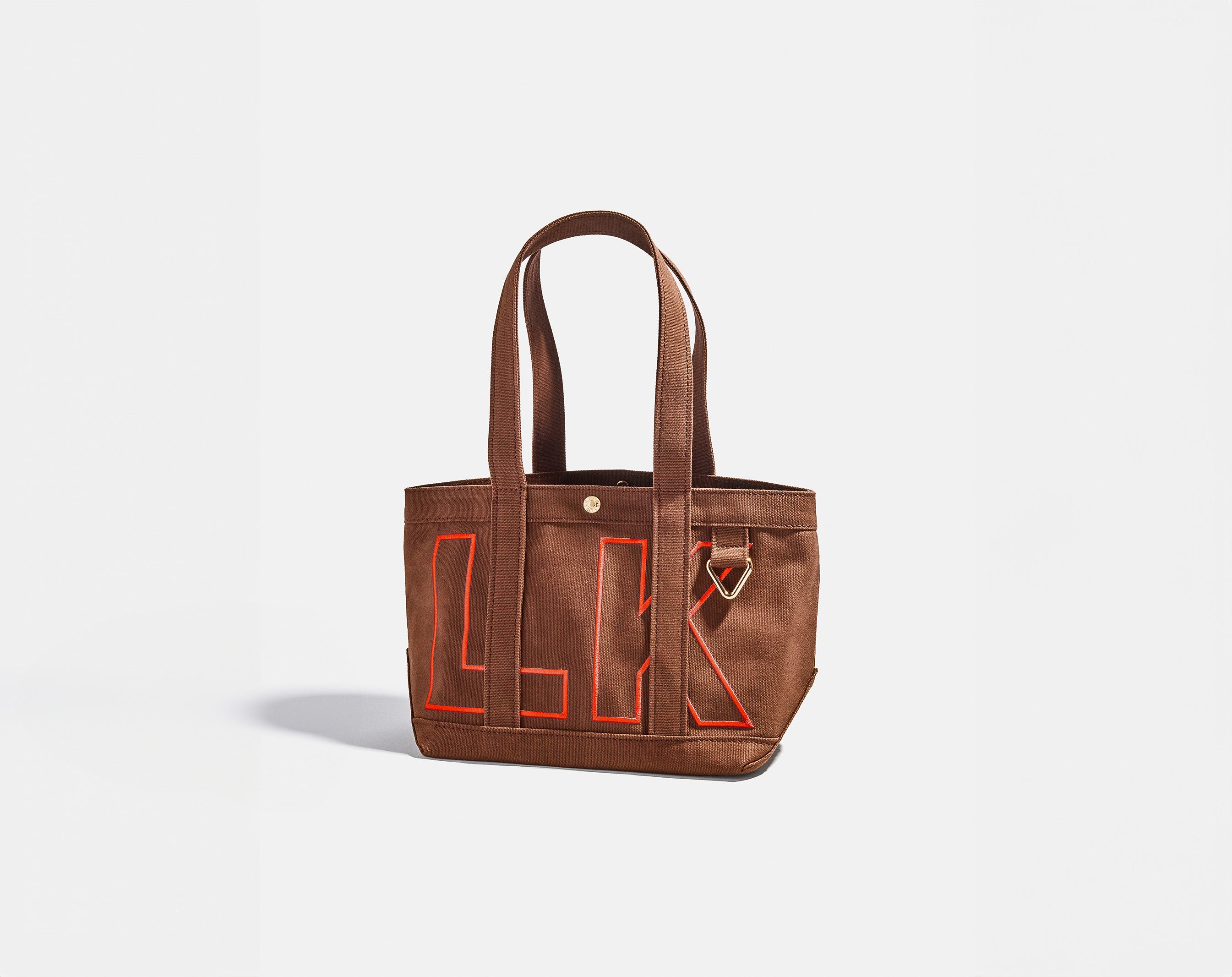 Custom Alpha Tote - Chocolate Brown-Blues Comming