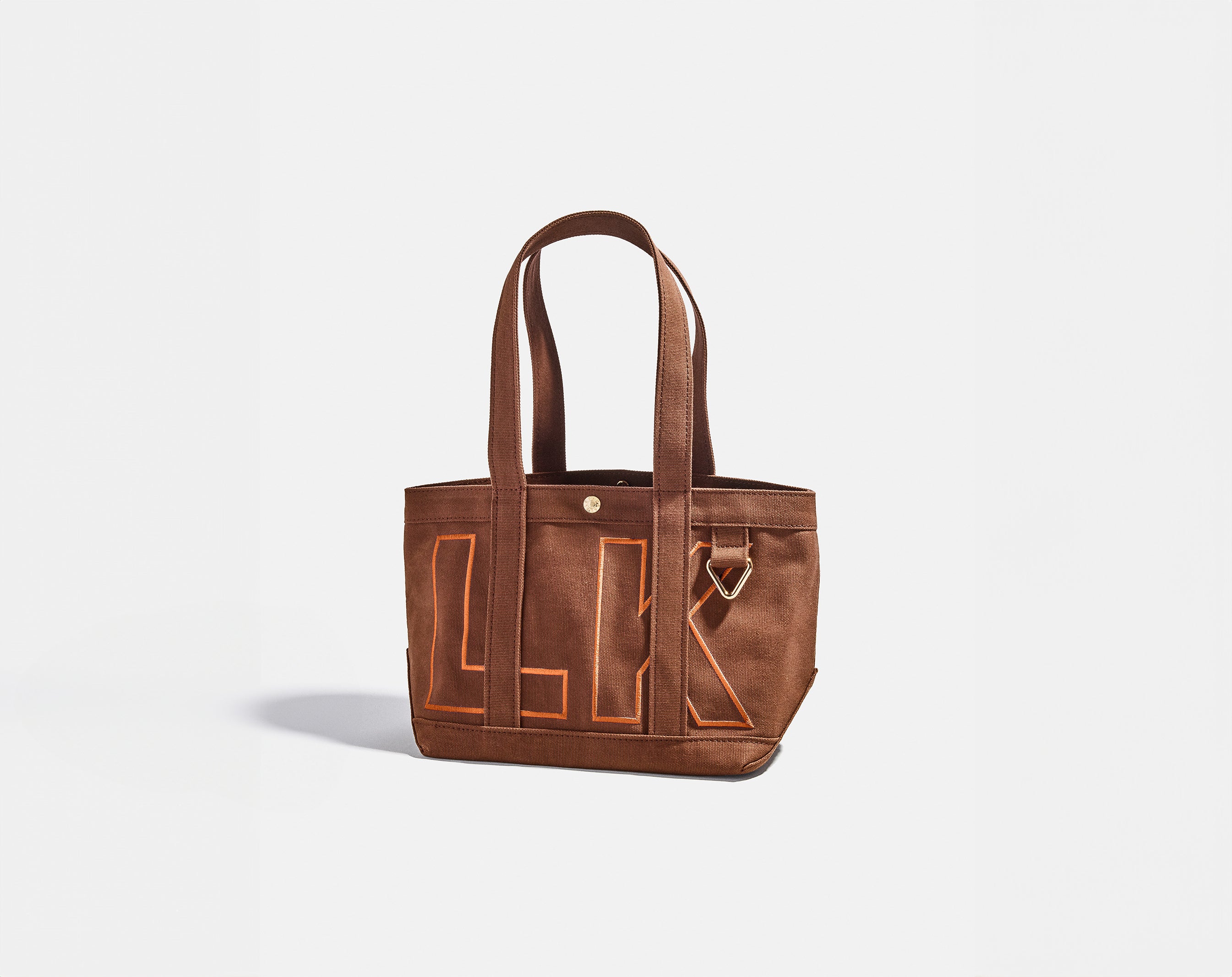 Custom Alpha Tote - Chocolate Brown-Blues Comming