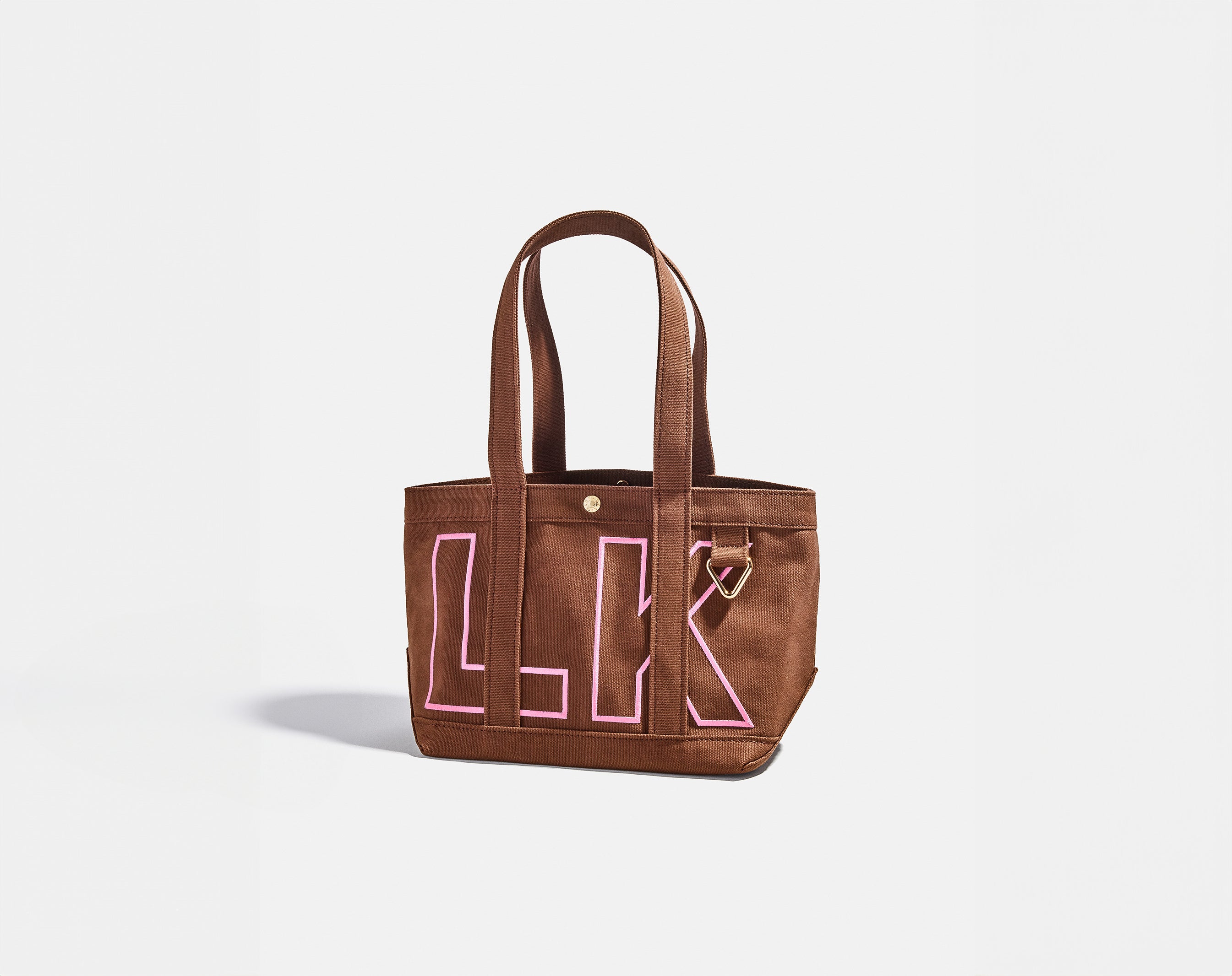 Custom Alpha Tote - Chocolate Brown-Blues Comming