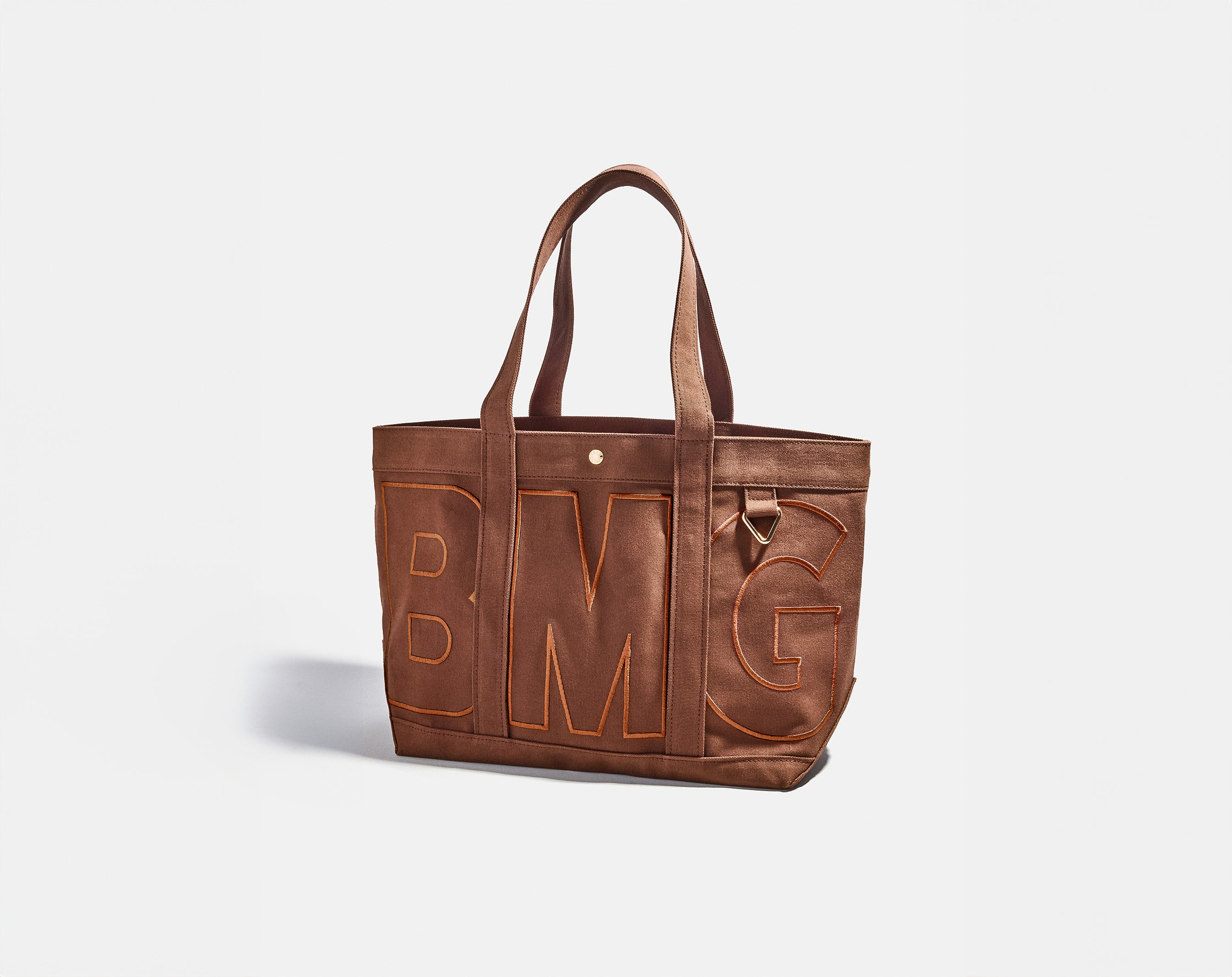 Custom Alpha Tote - Chocolate Brown-Blues Comming