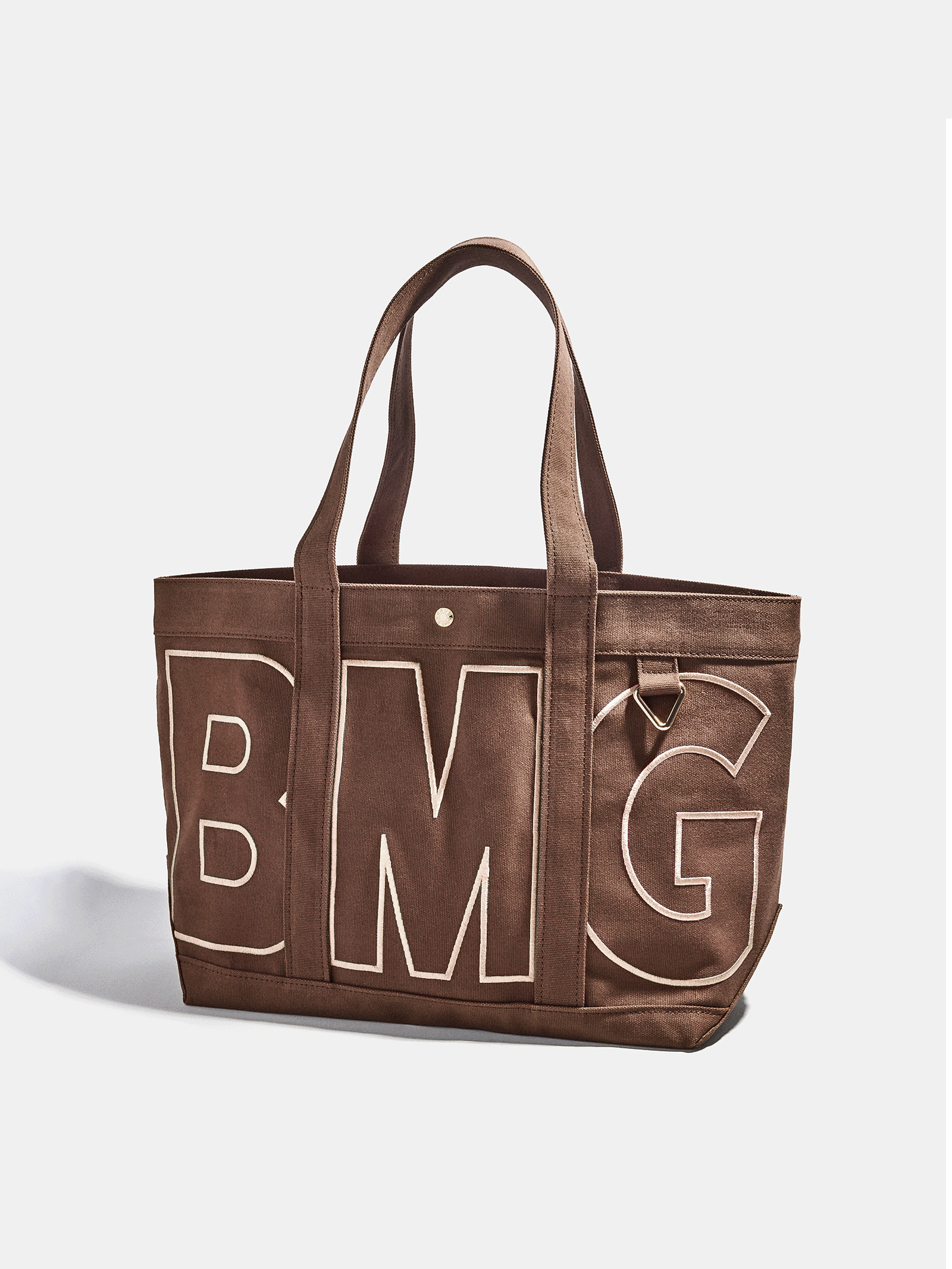 Custom Alpha Tote - Chocolate Brown-Blues Comming