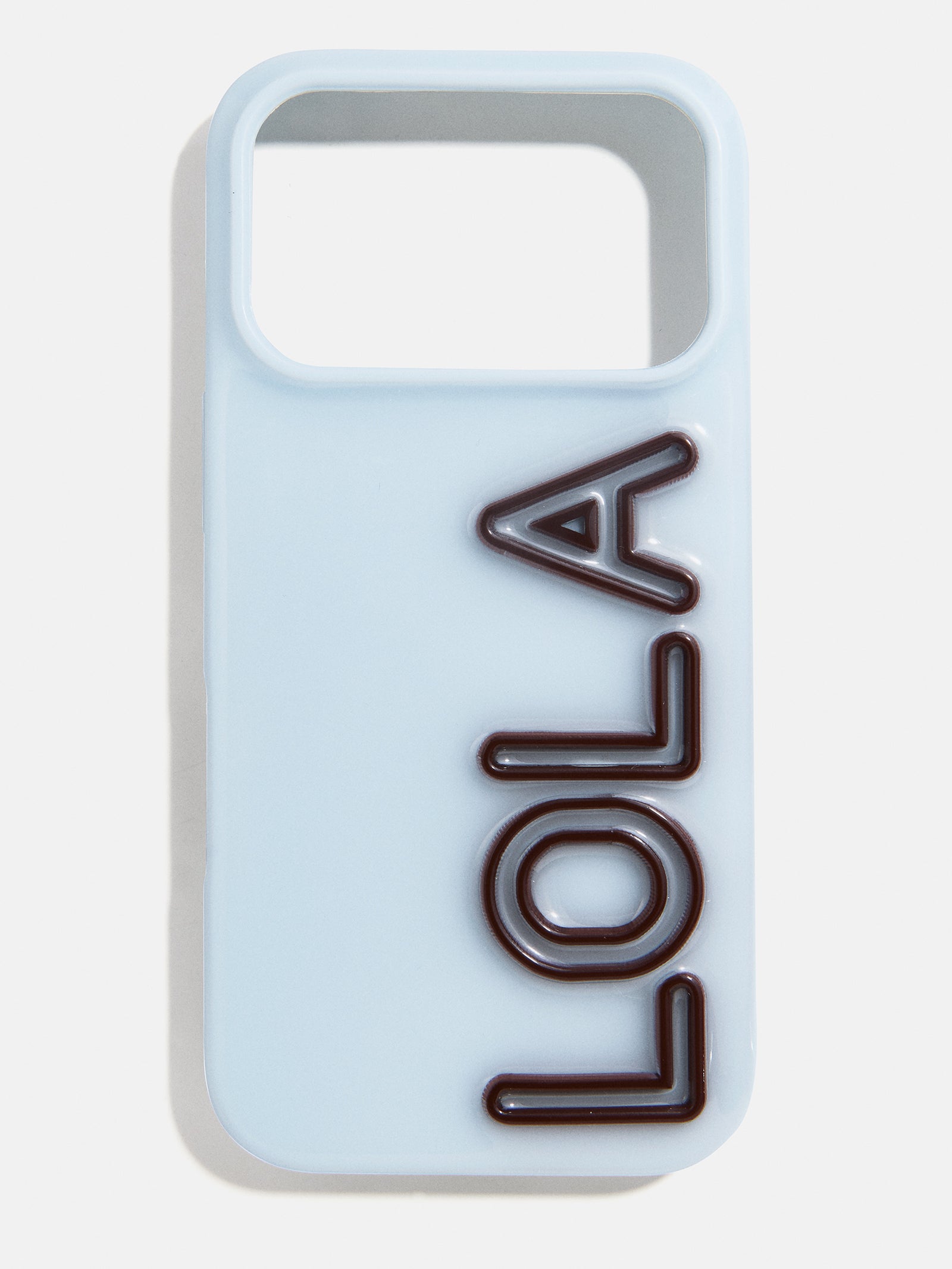 Fine Line Custom iPhone Case - Baby Blue/Dark Brown-Blues Comming