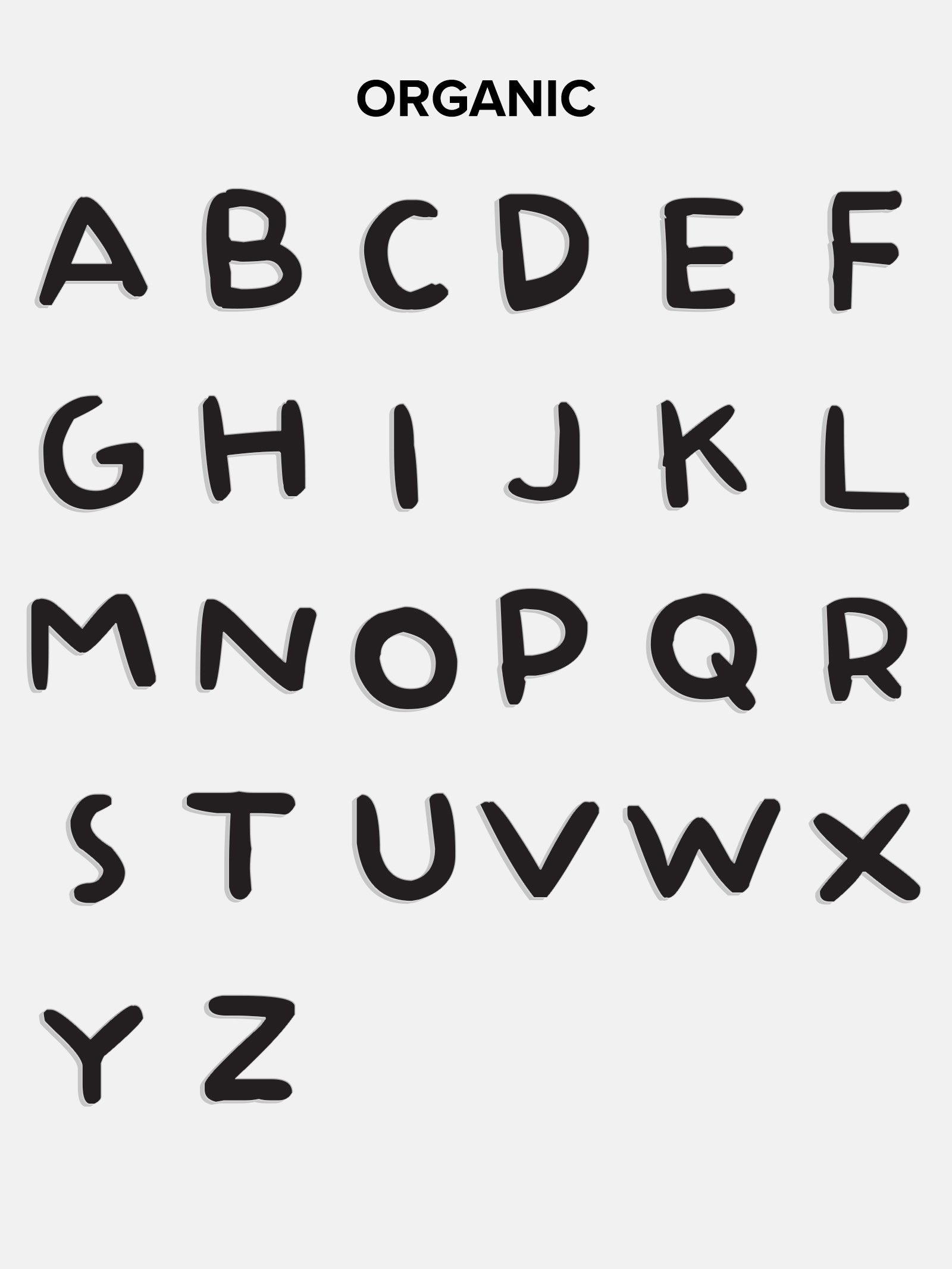 18K Gold Custom Nameplate Necklace - Organic-Blues Comming