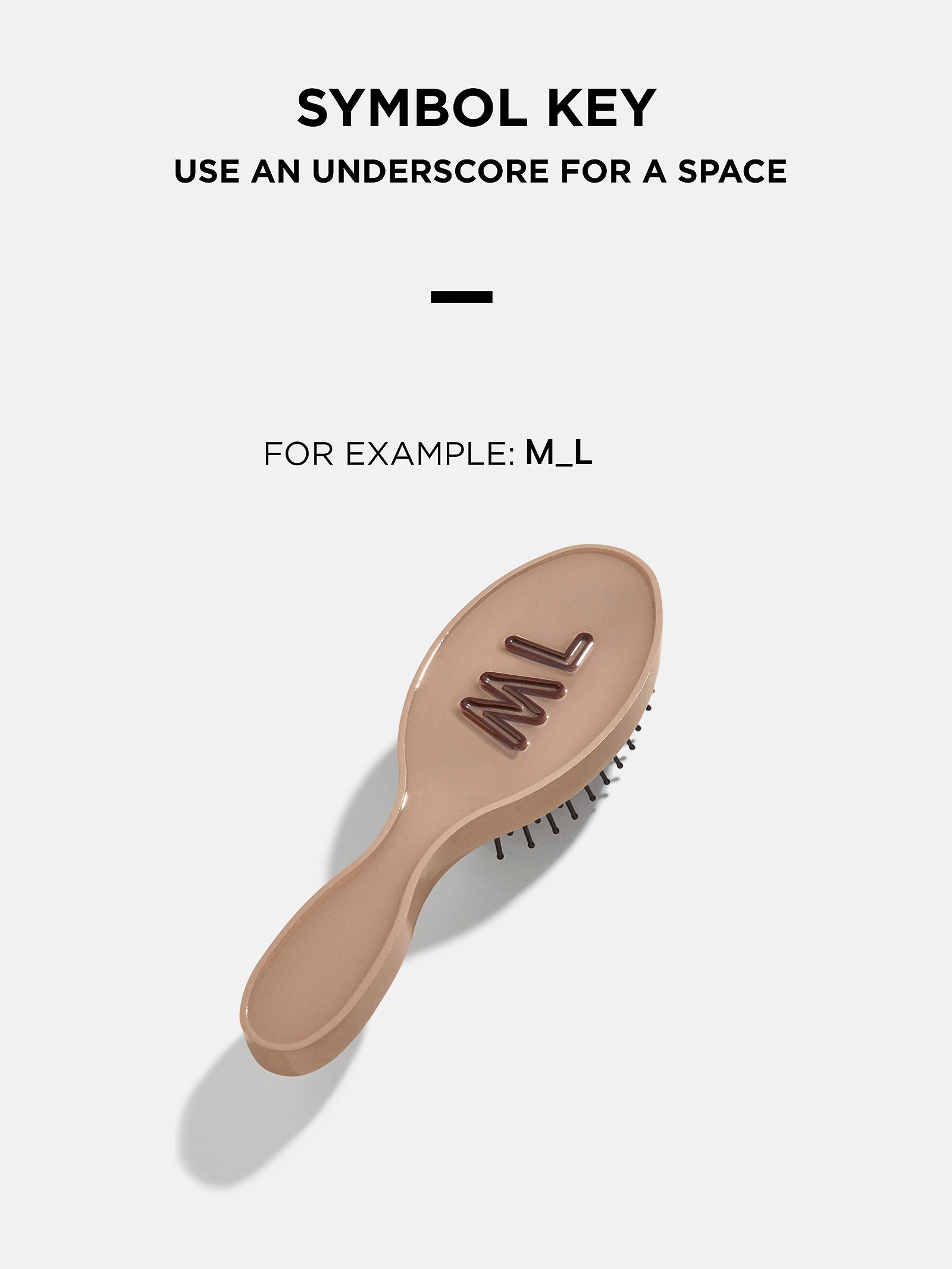 Mini Block Font Custom Hair Brush  - Red/Light Blue-Blues Comming