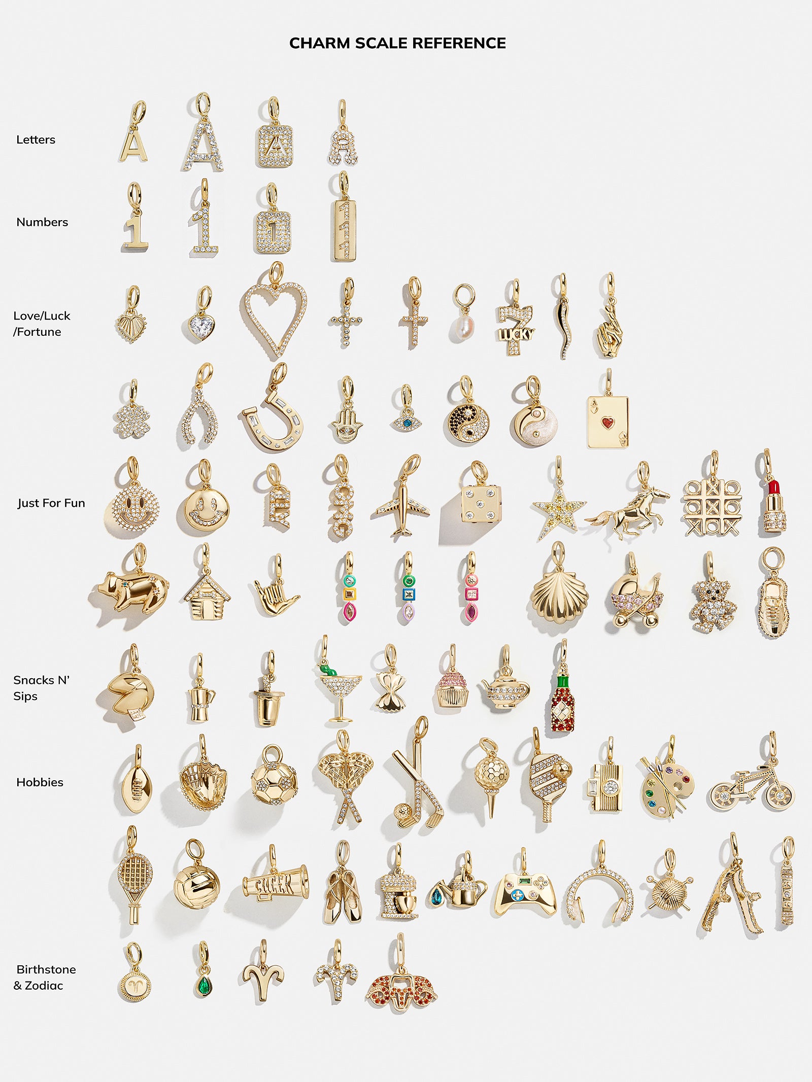 Block Pavé Initial Cluster Charm - L-Blues Comming