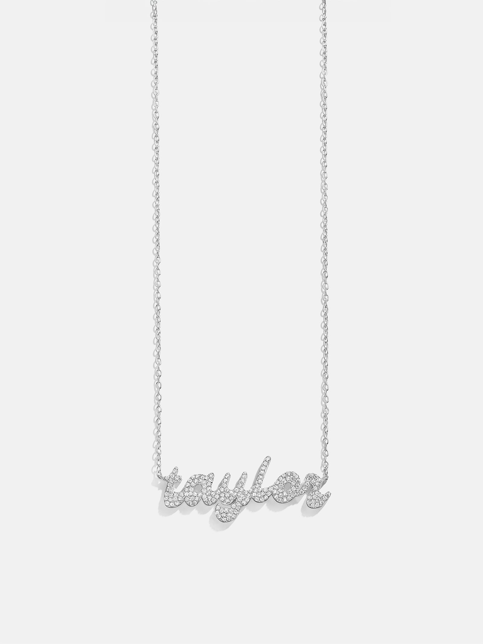 18K Gold Custom Nameplate Necklace - Luxe-Blues Comming