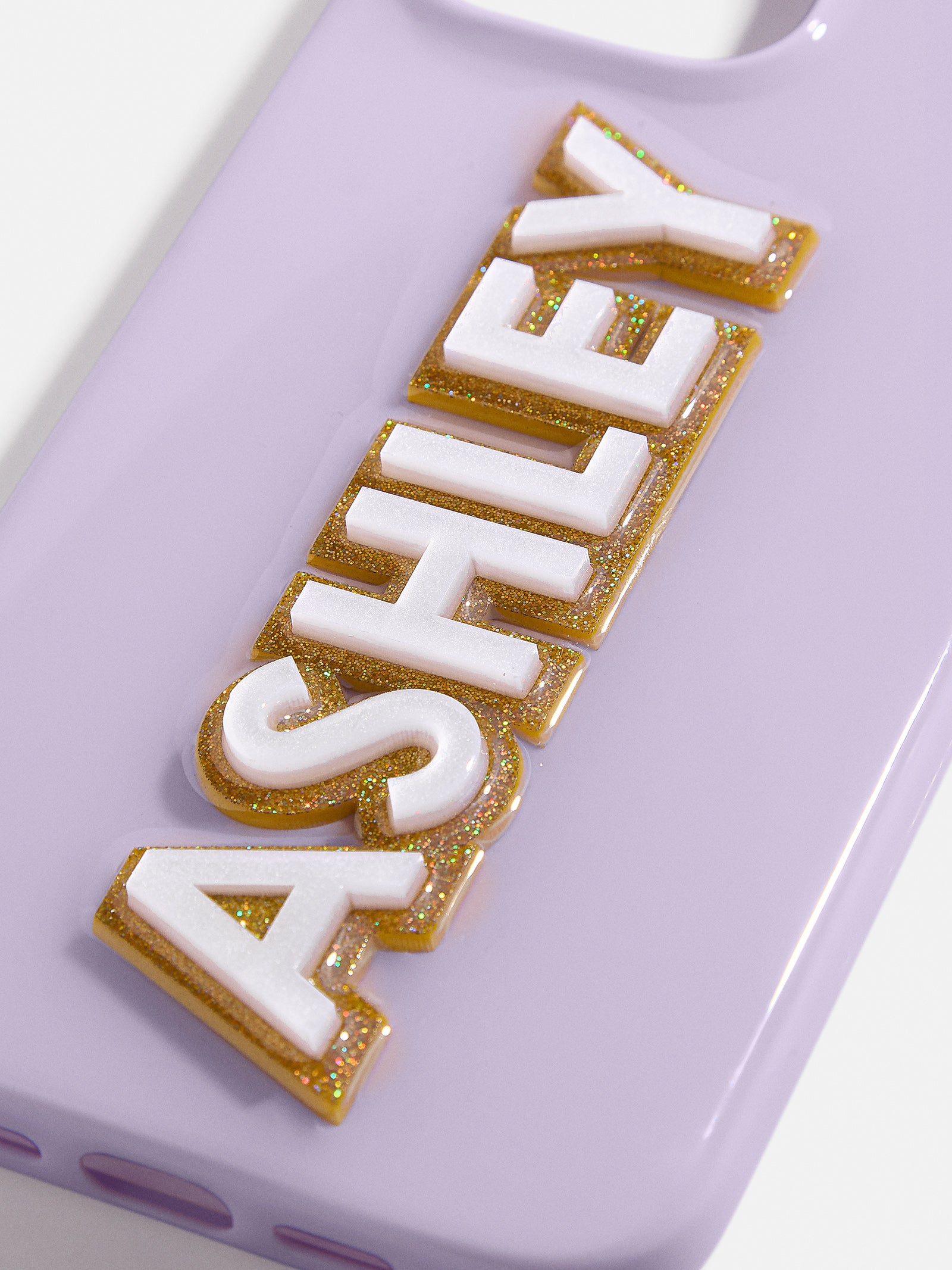 Block Font Custom iPhone Case - Lavender/White-Blues Comming