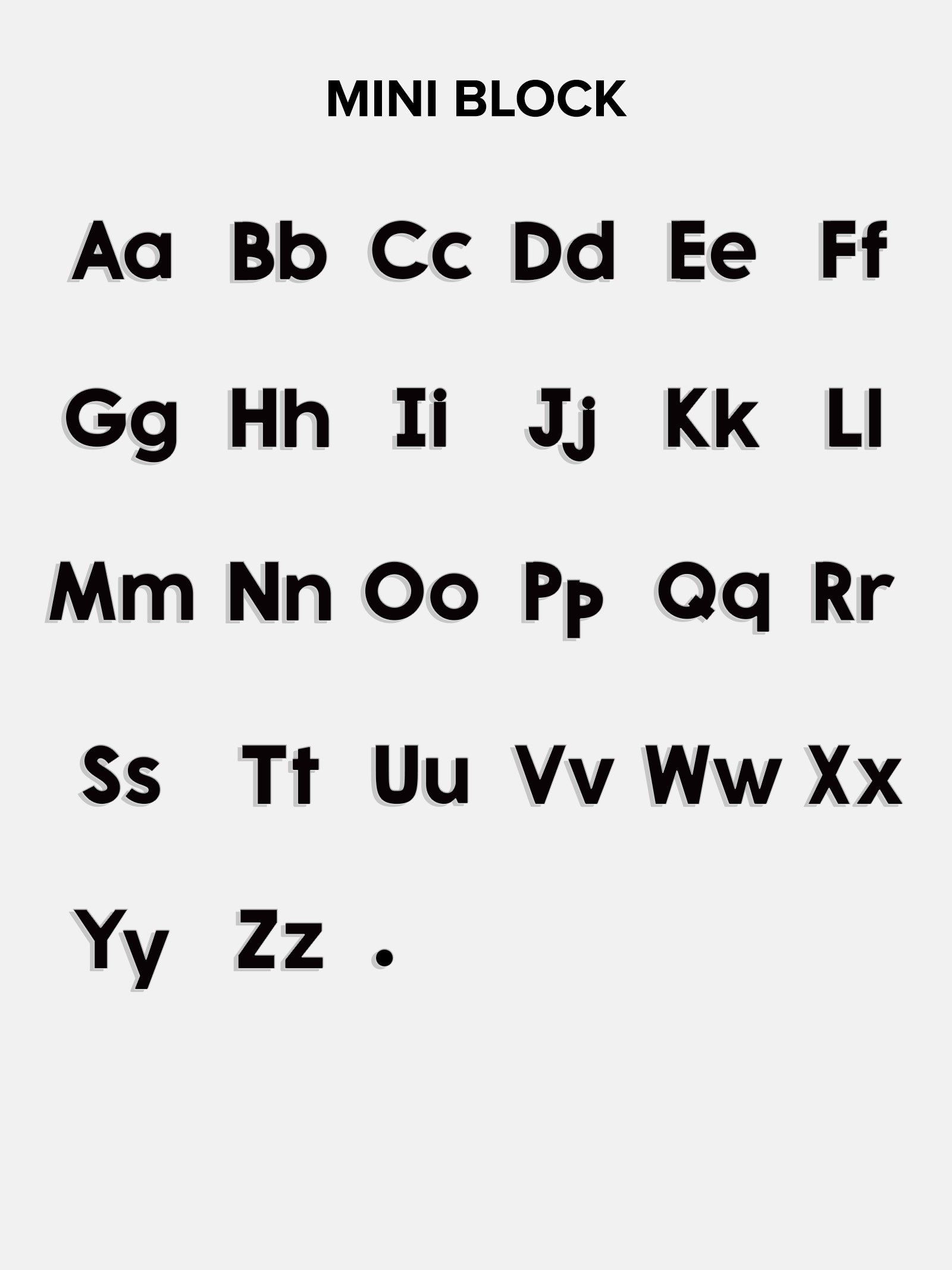 18K Gold Custom Nameplate Necklace - Mini Block-Blues Comming