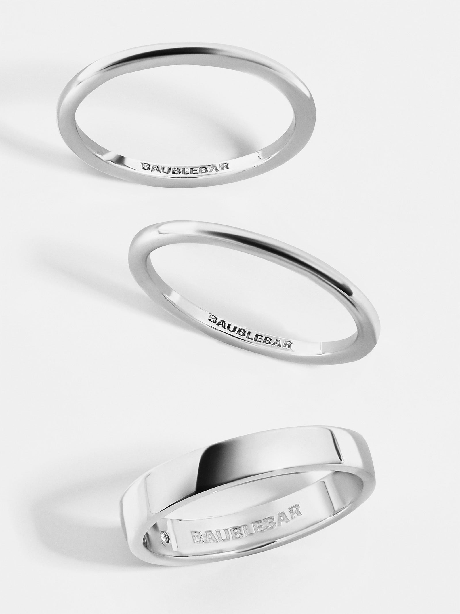 Tris 18K Gold Ring Set - Gold-Blues Comming