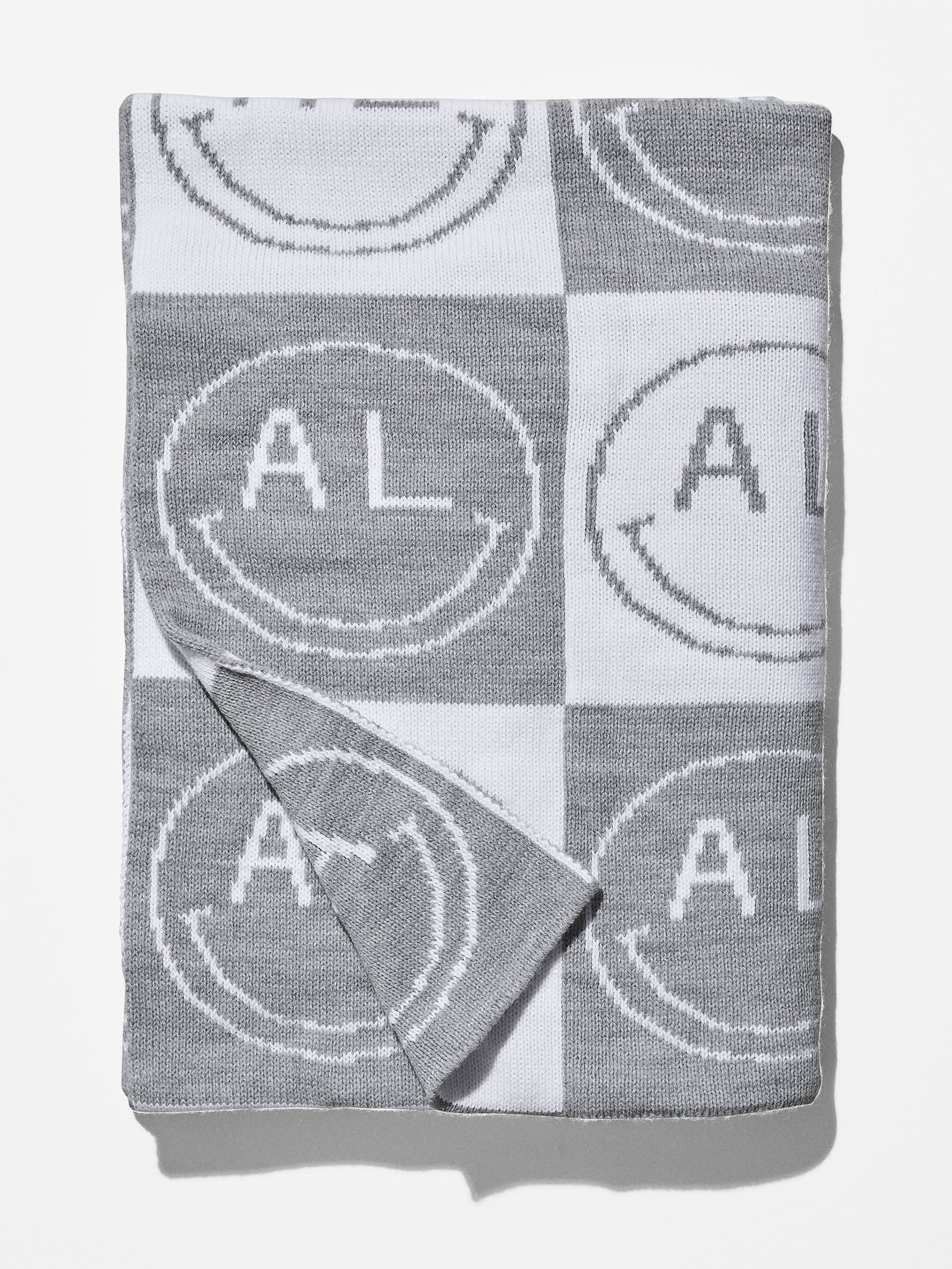 All Smiles Custom Blanket - Gray/White-Blues Comming