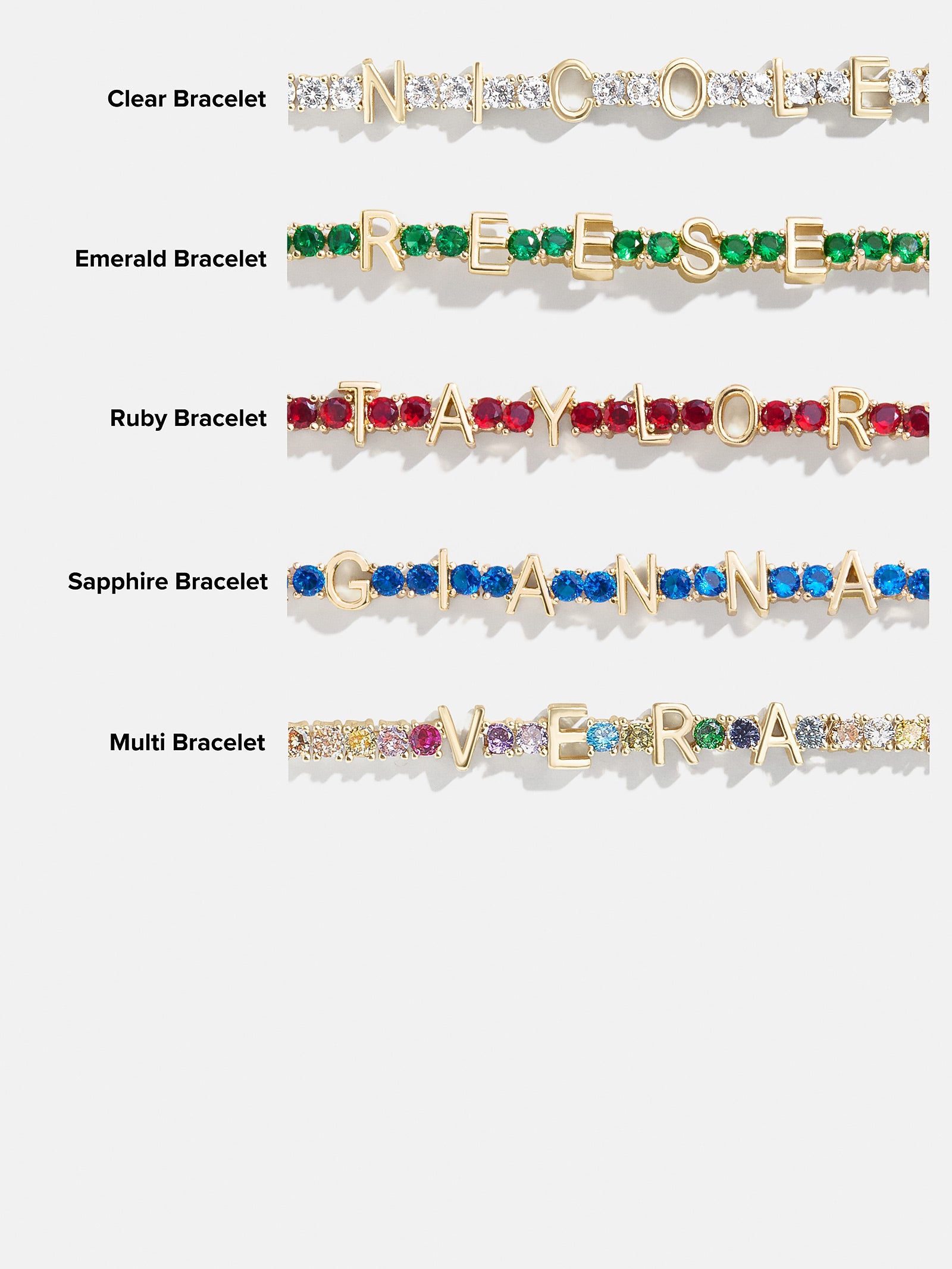 Custom Tennis Bracelet - Gold/Red-Blues Comming