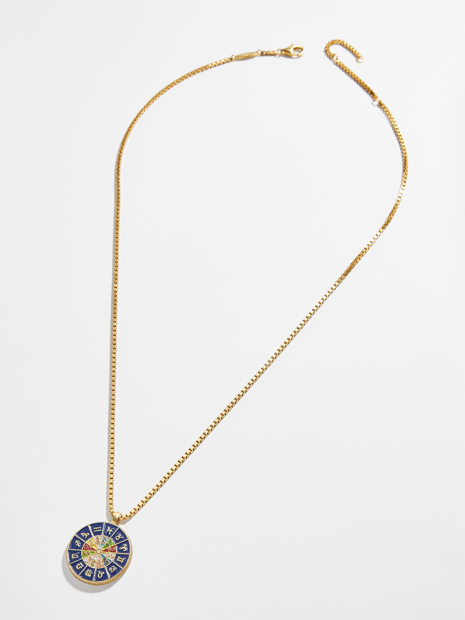 18K Gold Reversible Medallion Necklace - Astro-Blues Comming