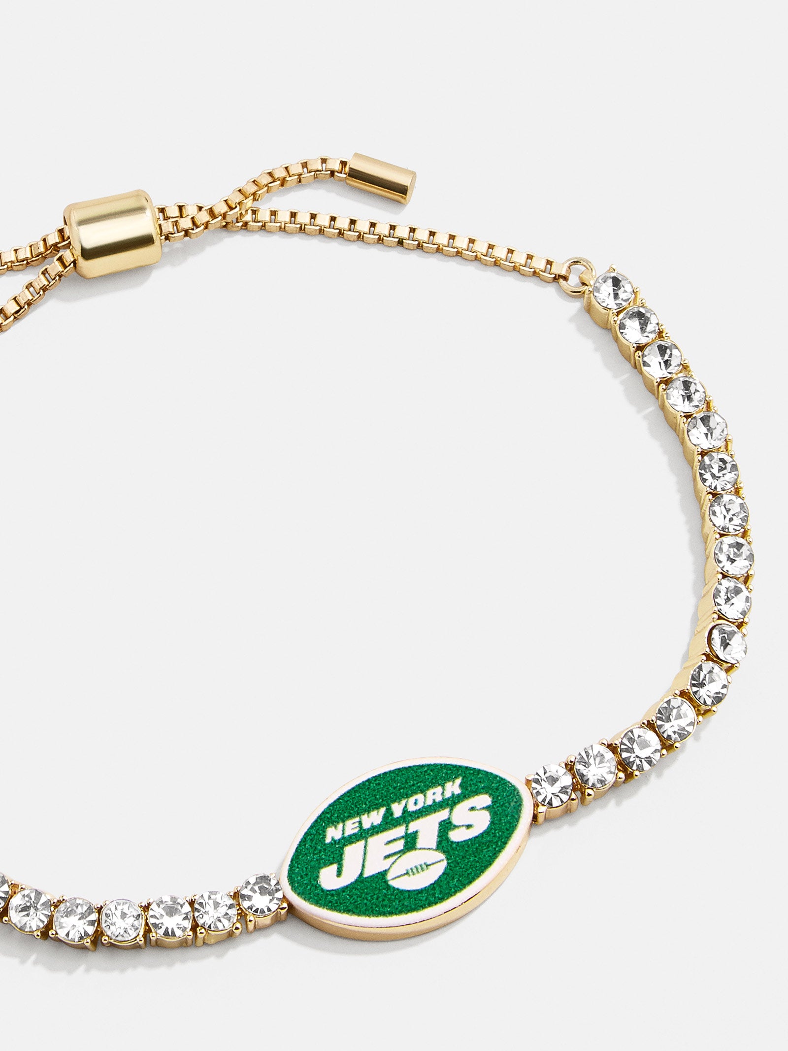 New York Jets NFL Gold Tennis Bracelet - New York Jets-Blues Comming