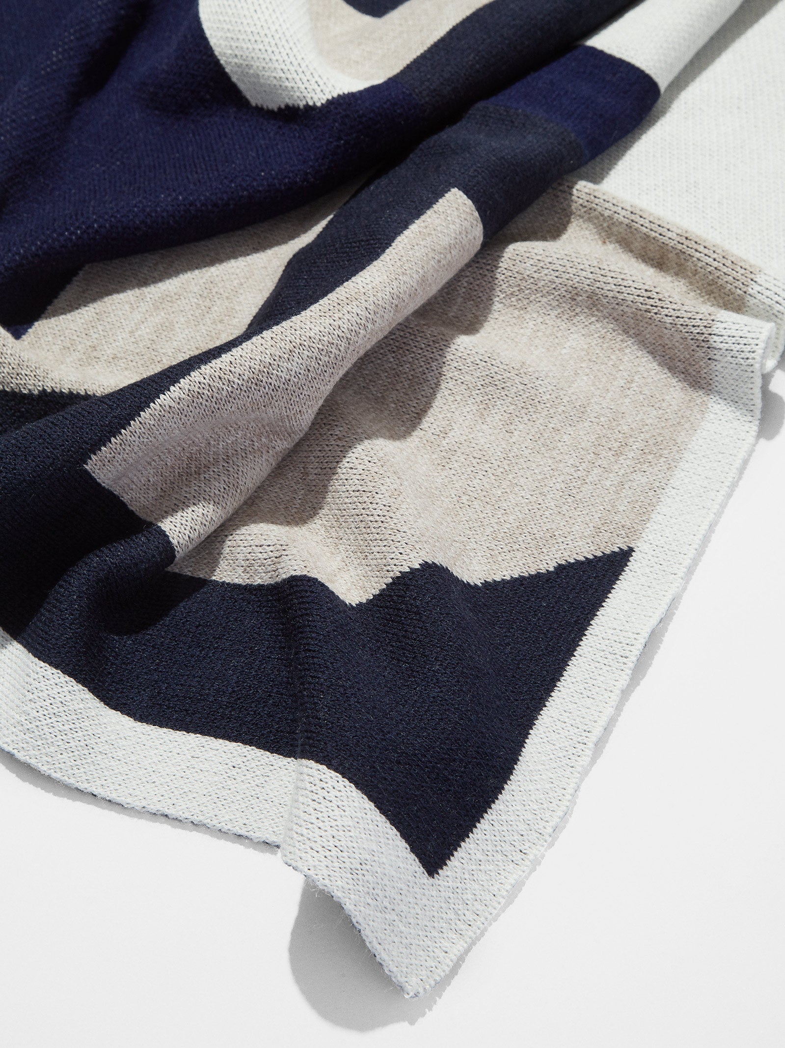 Initial Here Custom Blanket - Navy/Gray-Blues Comming