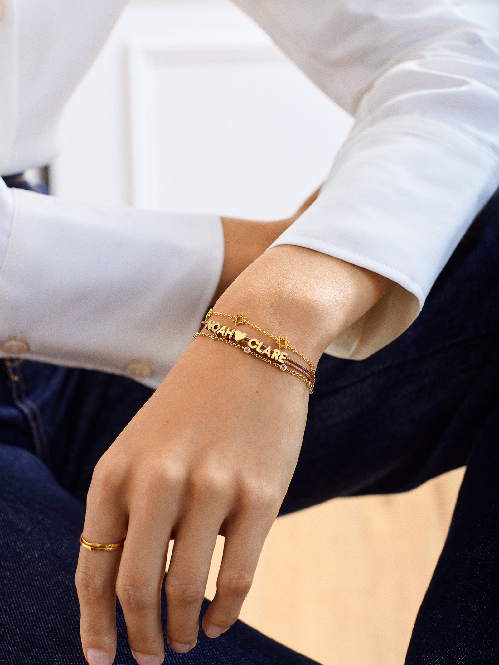 18K Gold Clover Bracelet - Clover-Blues Comming