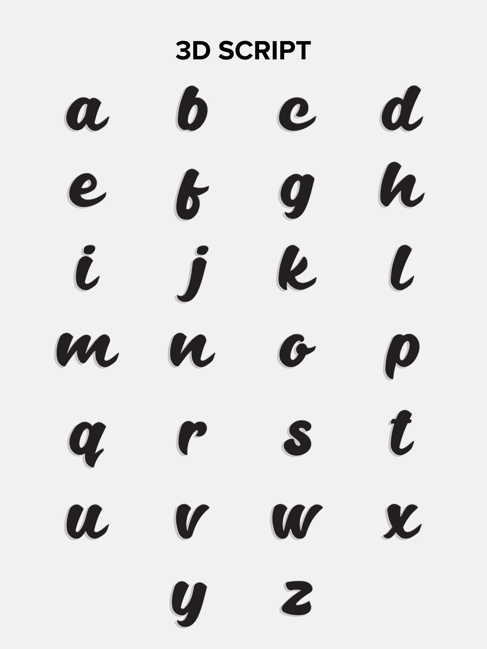 18K Gold Custom Nameplate Necklace - 3D Script-Blues Comming