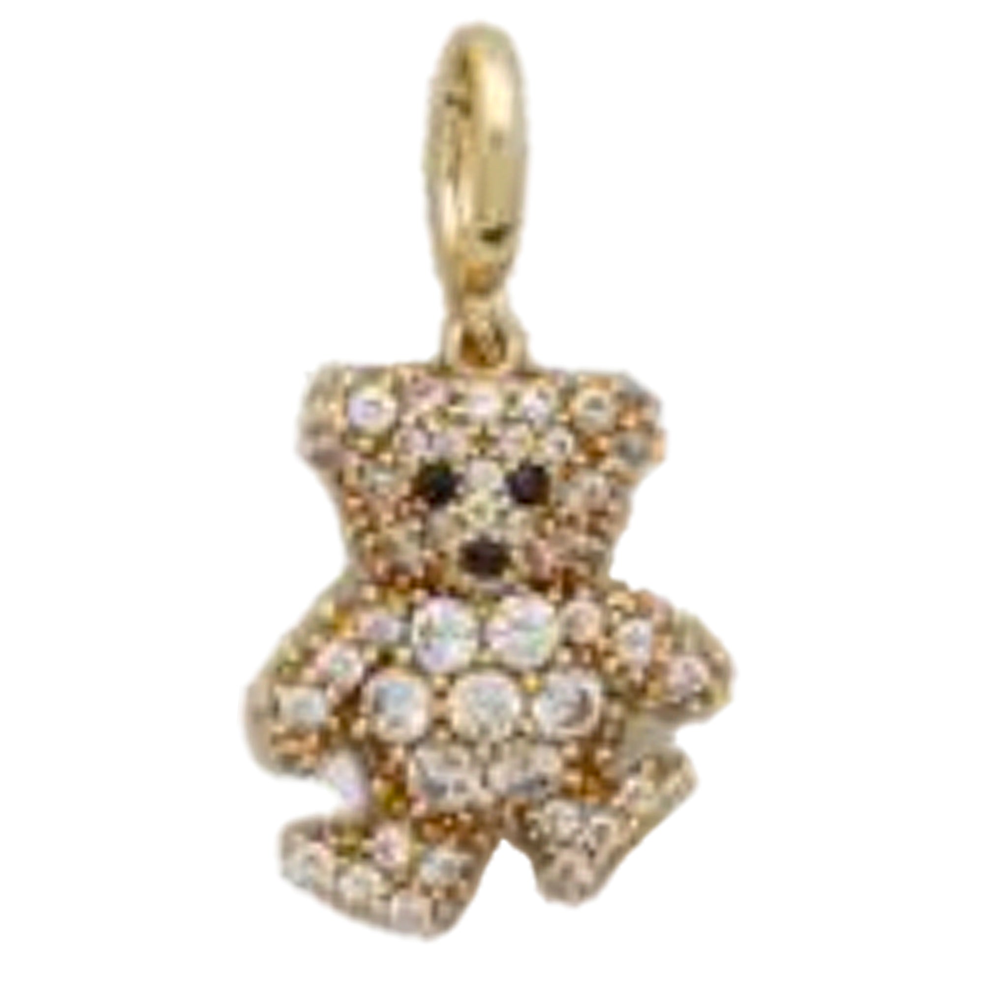 Just For Fun Cluster Charm - Teddy Bear-Blues Comming