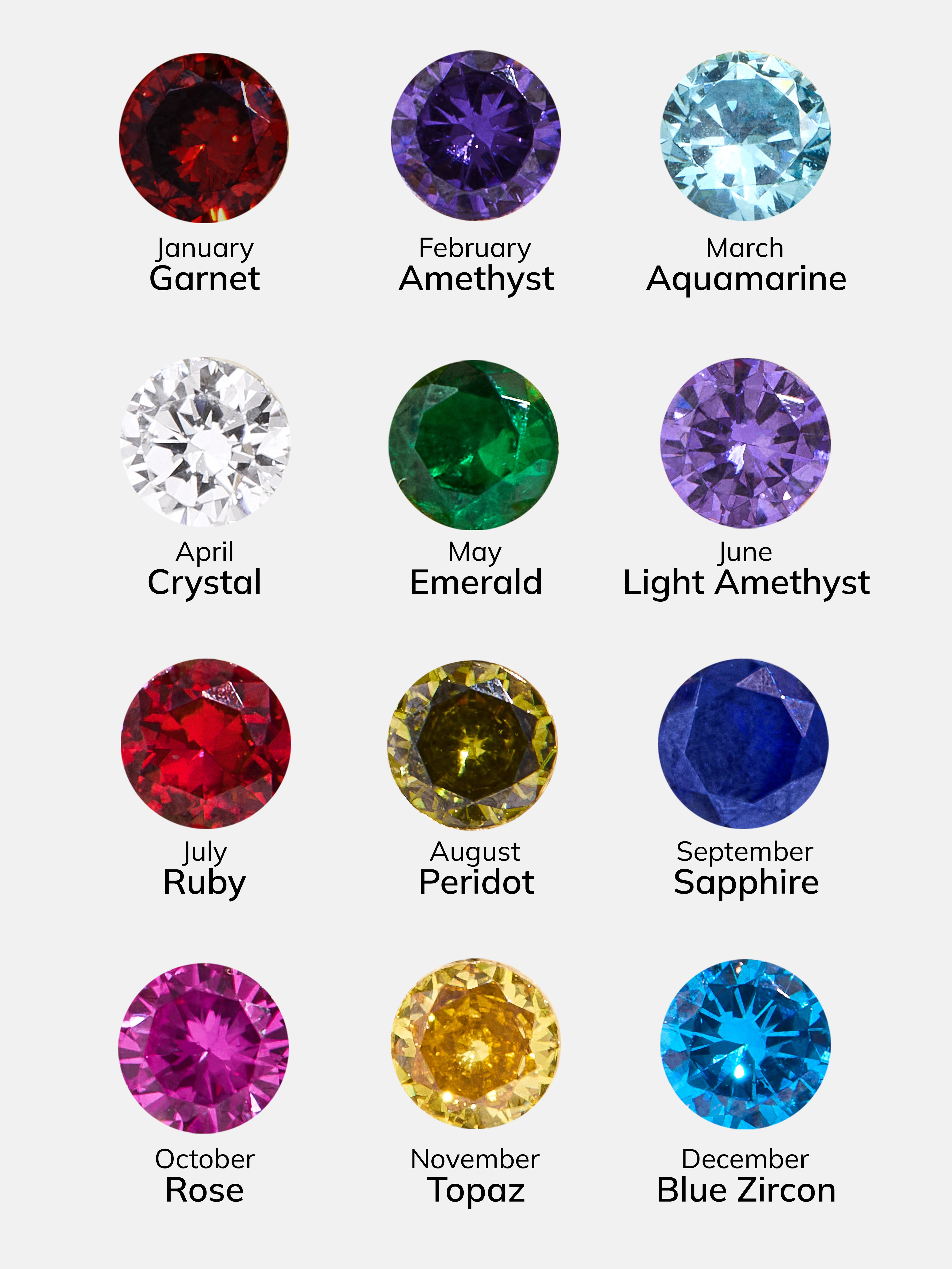 18K Gold Initial Birthstone Custom Bracelet - Crystal-Blues Comming