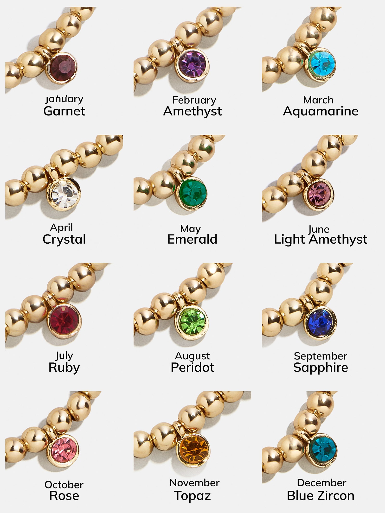 Birthstone Pisa Bracelet - Emerald-Blues Comming