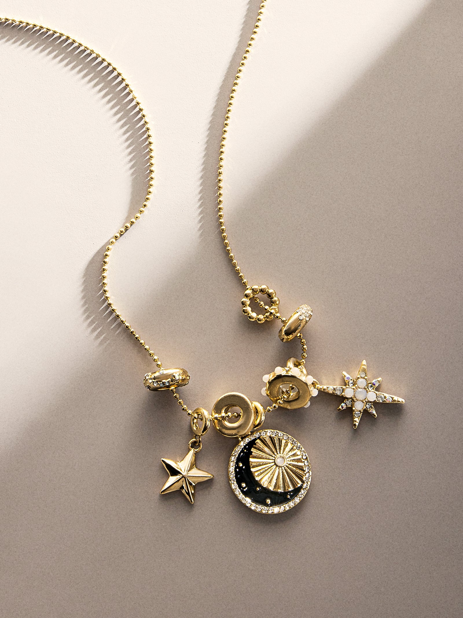 Cressida Celestial Charm Necklace - Star-Blues Comming