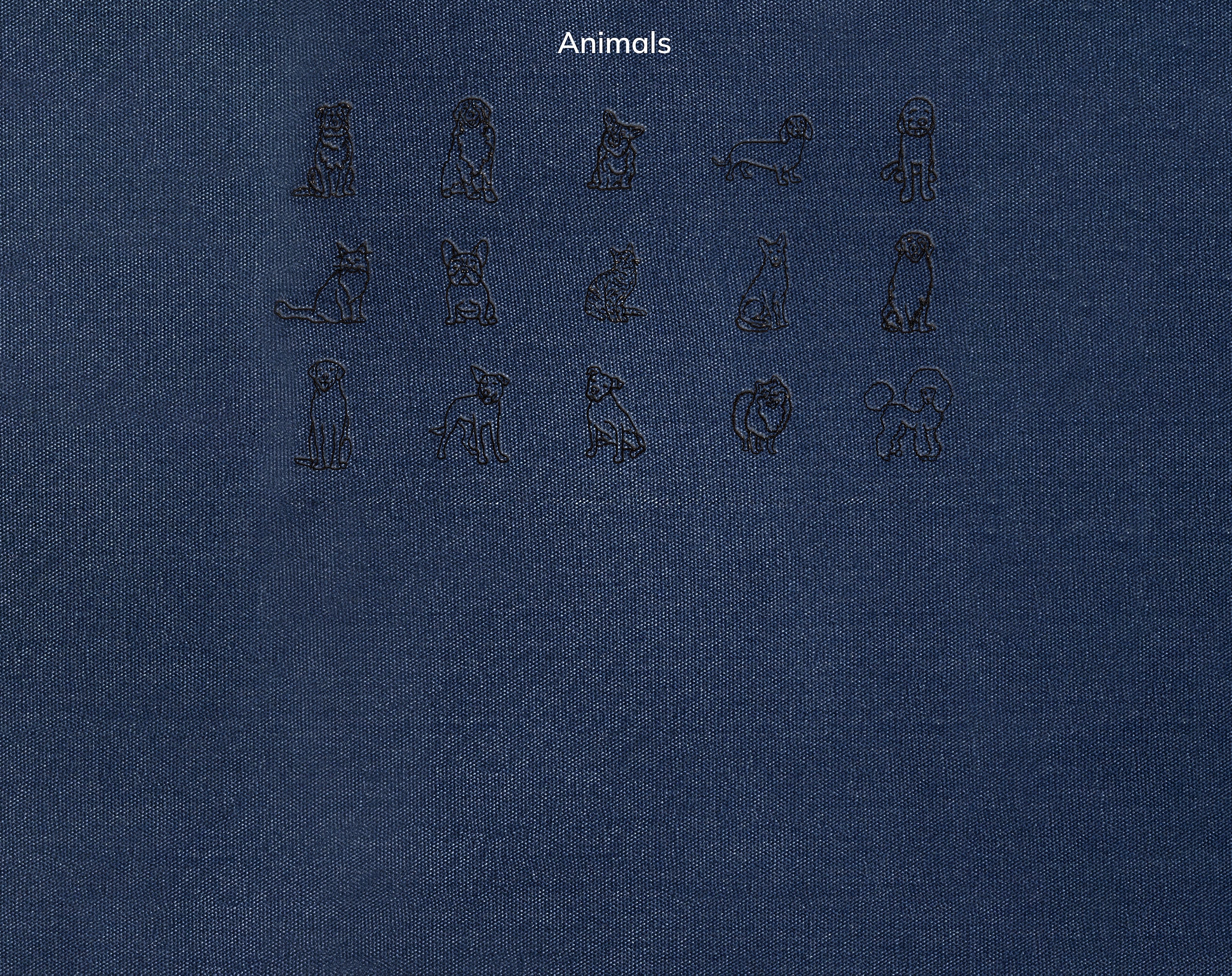 Medium Custom Icon Tote - Medium-Blues Comming