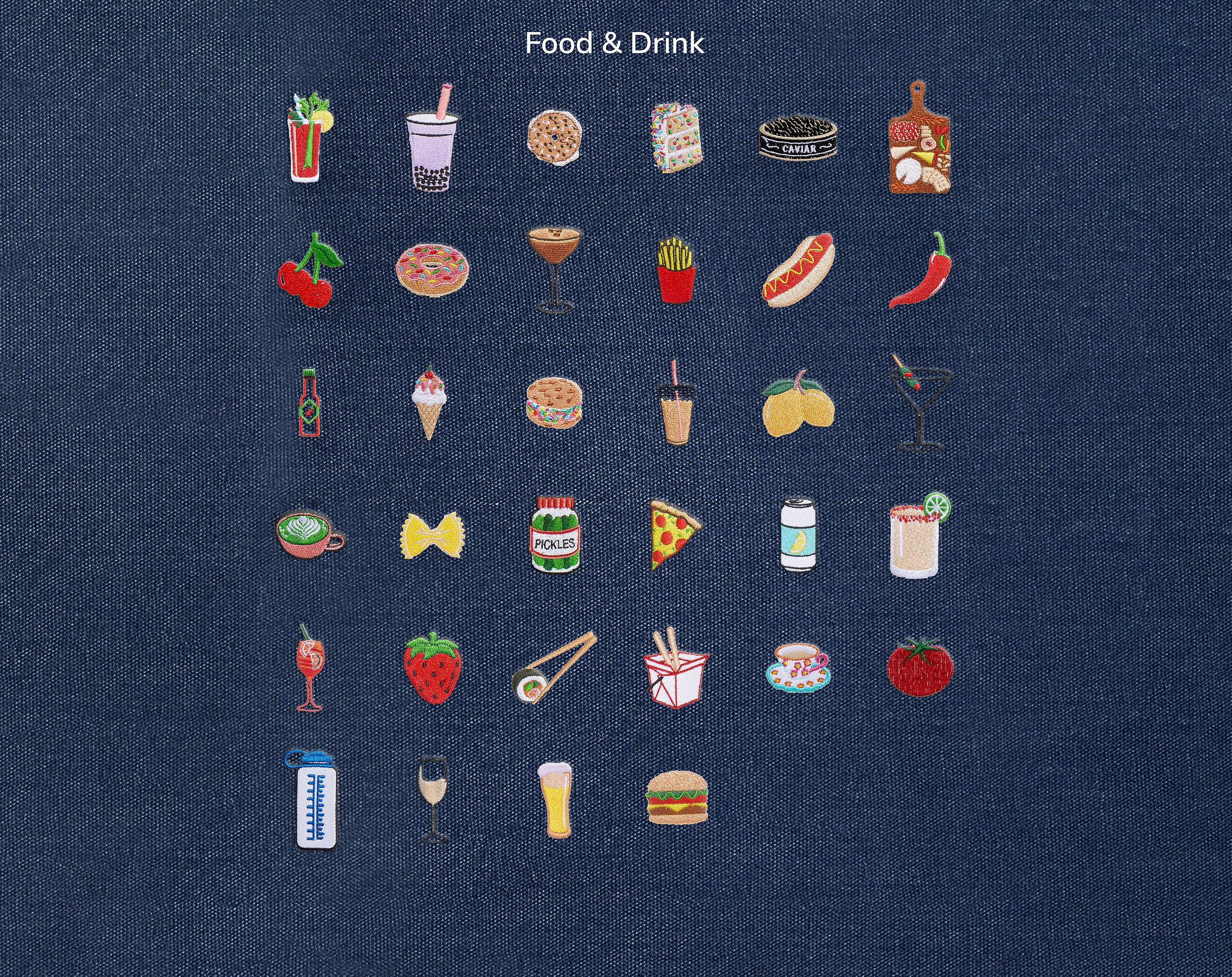 Medium Custom Icon Tote - Medium-Blues Comming