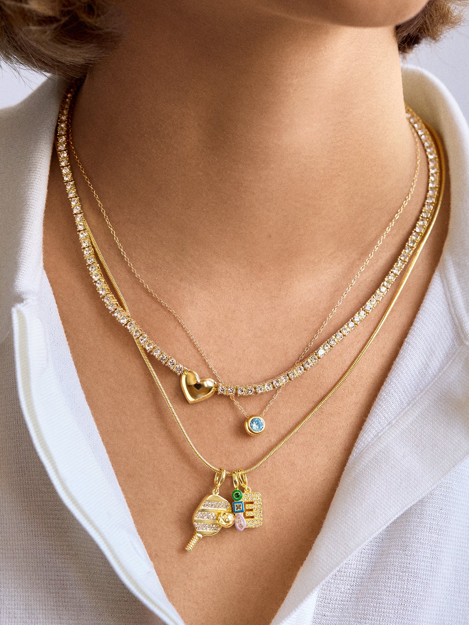 Jeweled Cluster Charm - Pink-Blues Comming