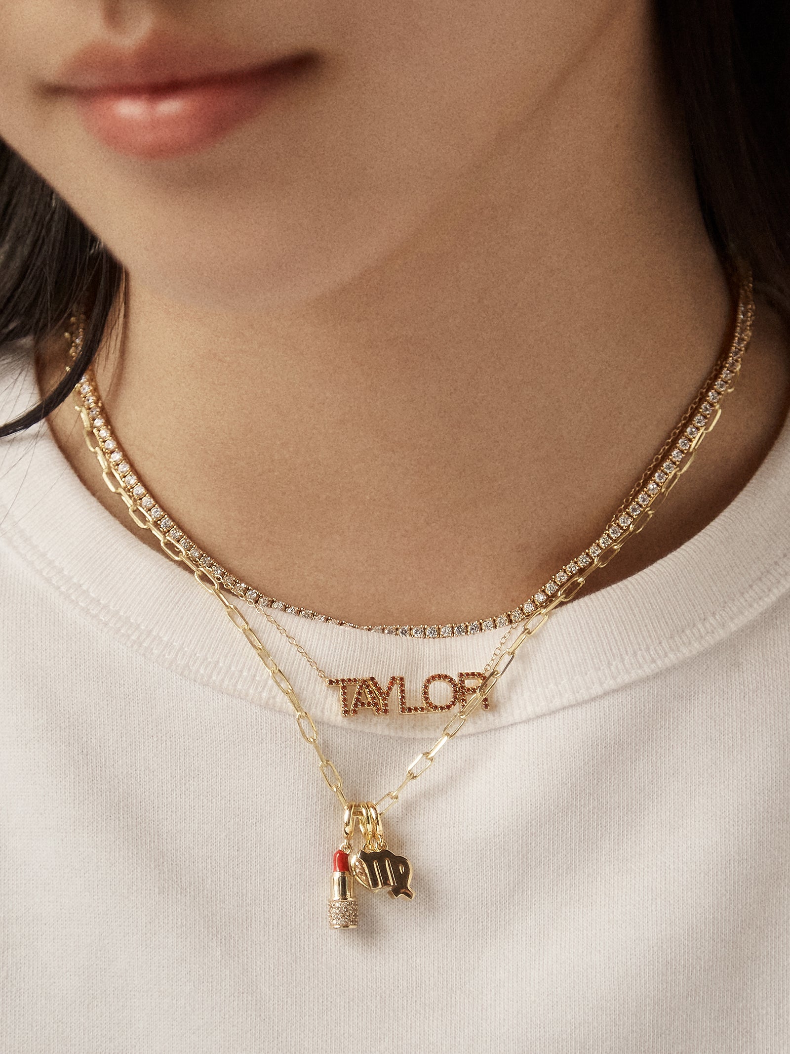 Just For Fun Cluster Charm - Lipstick-Blues Comming