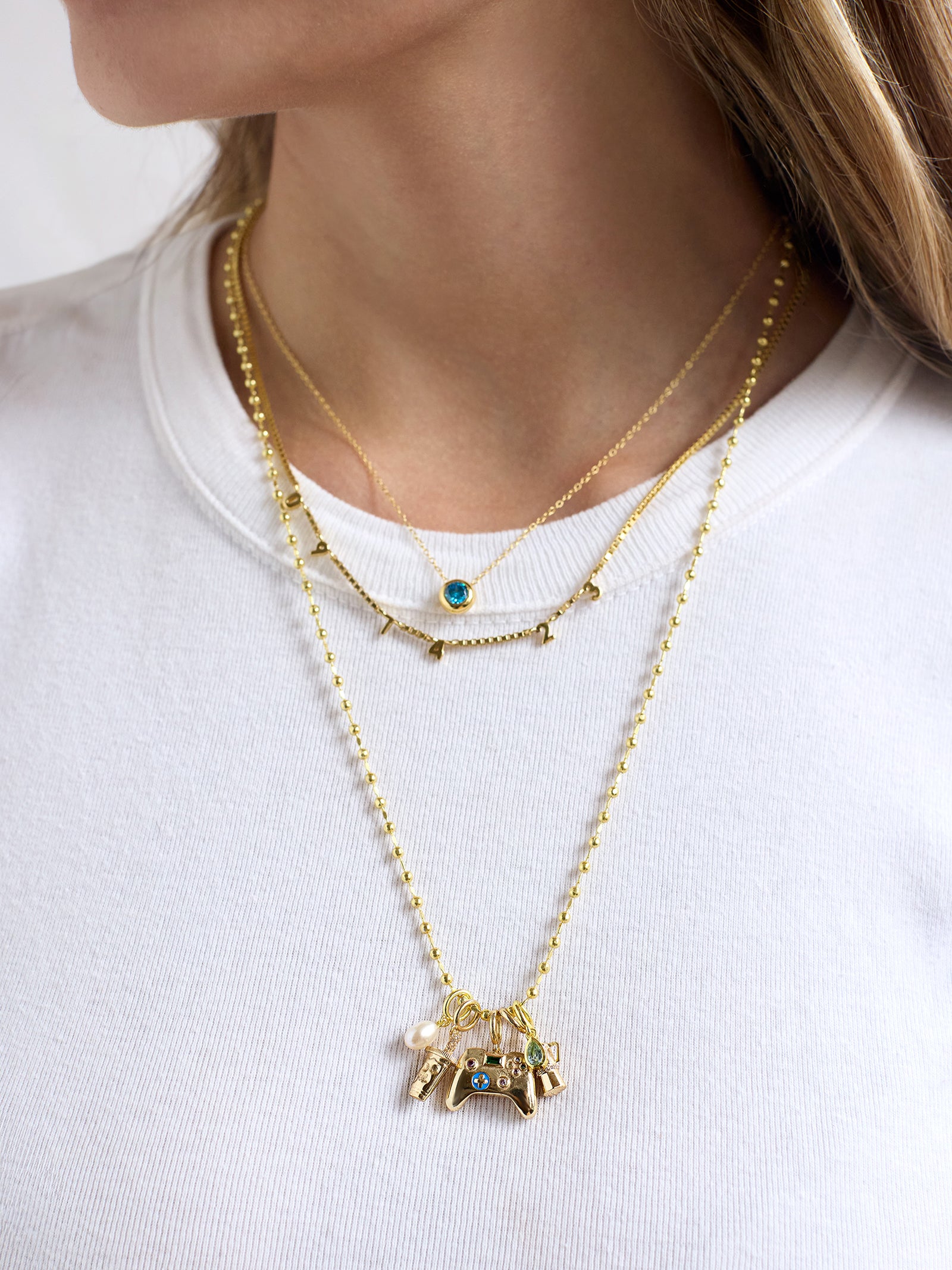 Hobbies Cluster Charm - Game Controller-Blues Comming