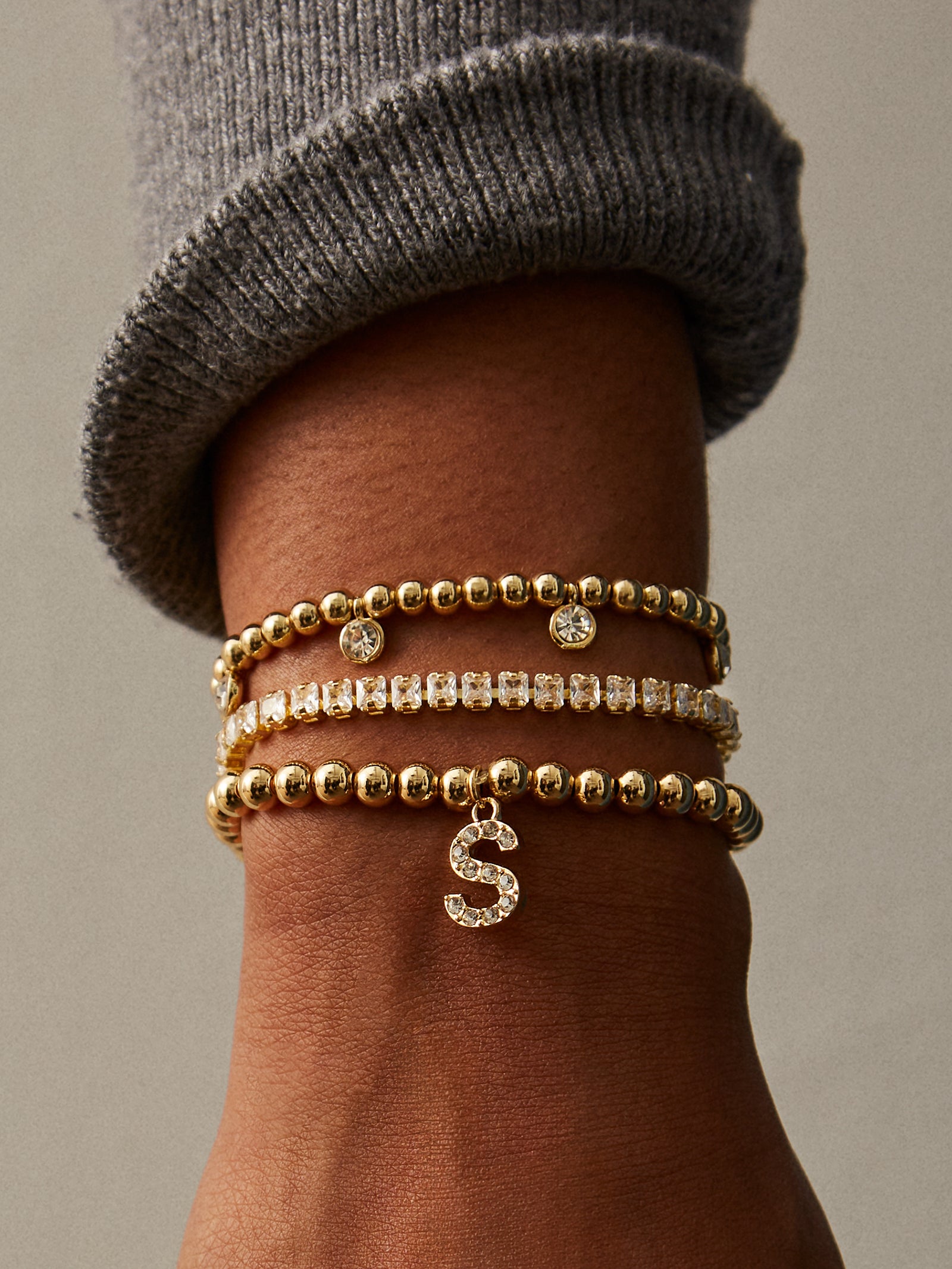 Birthstone Pisa Bracelet - Crystal-Blues Comming