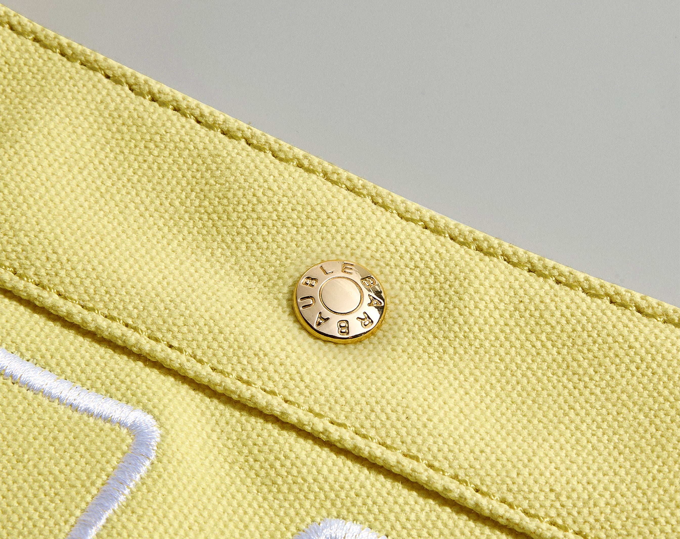 Custom Alpha Tote - Butter Yellow-Blues Comming