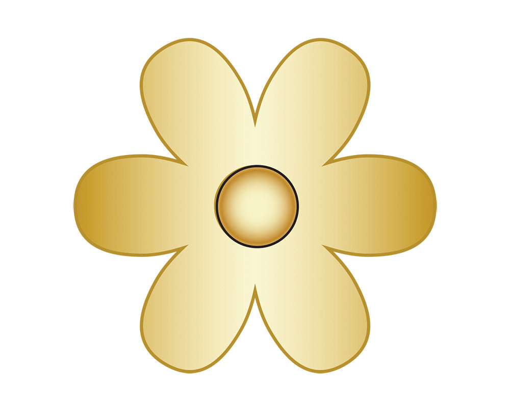 Flower Icon - Gold-Blues Comming