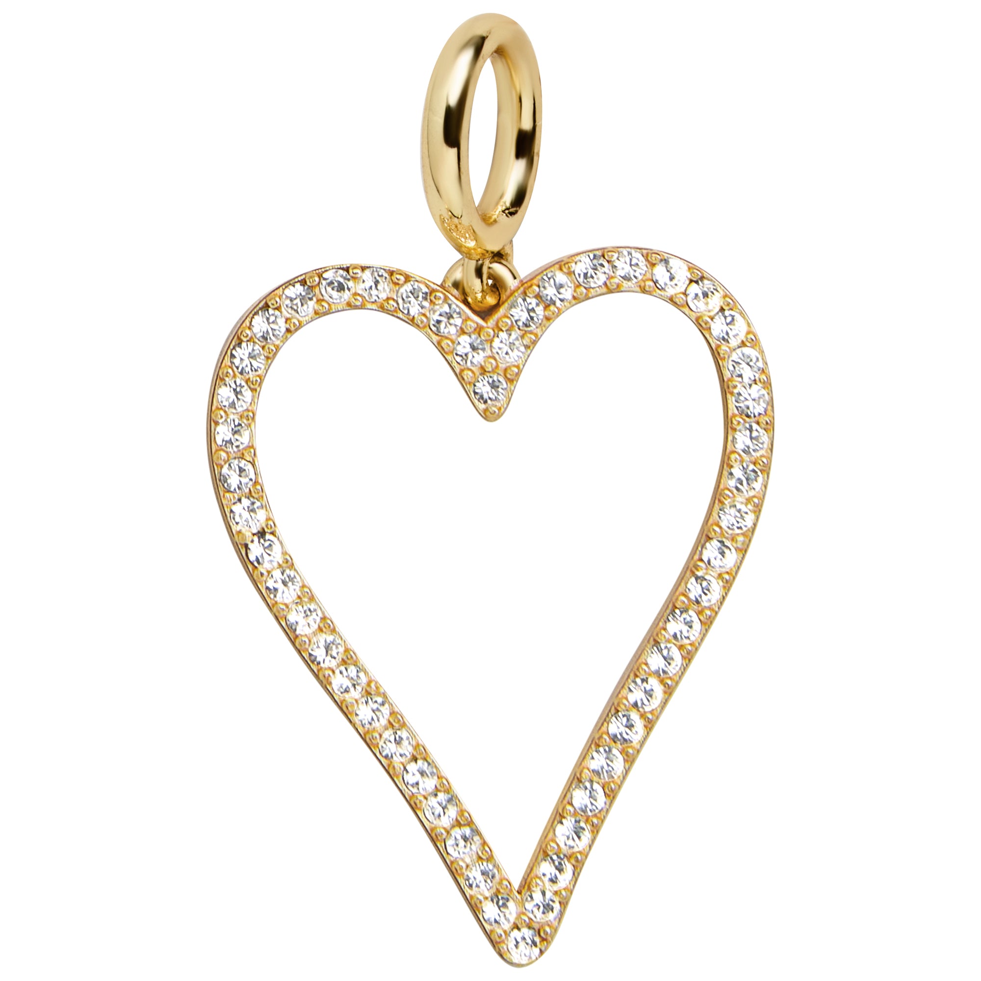 Heart Cluster Charm - Heart Clear Outline-Blues Comming