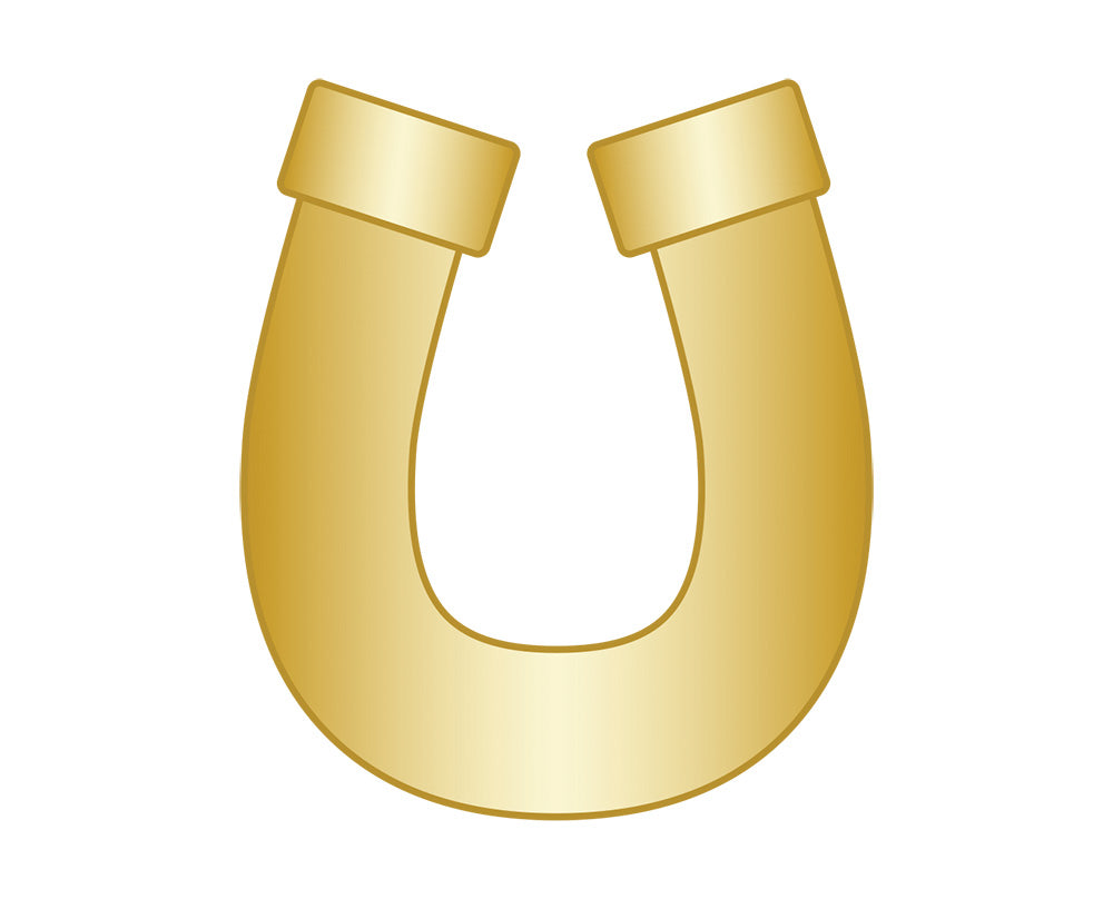 Horseshoe Icon - Gold-Blues Comming