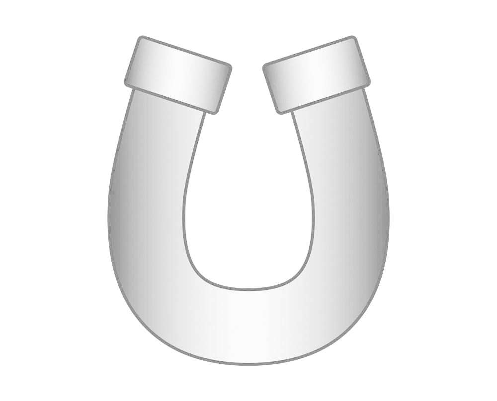 Horseshoe Icon - Silver-Blues Comming