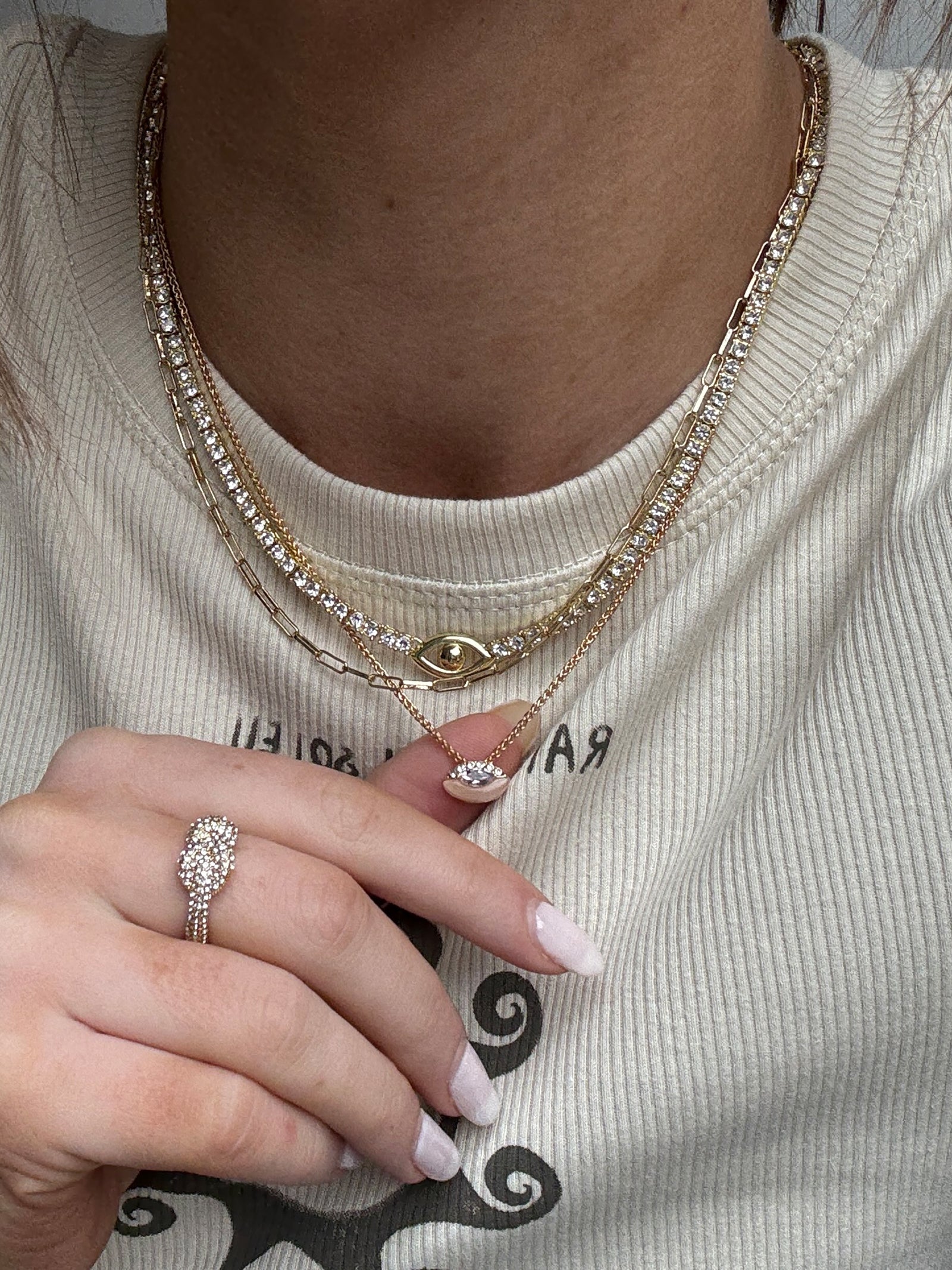 Clove Semi-Precious Birthstone Necklace - Garnet-Blues Comming