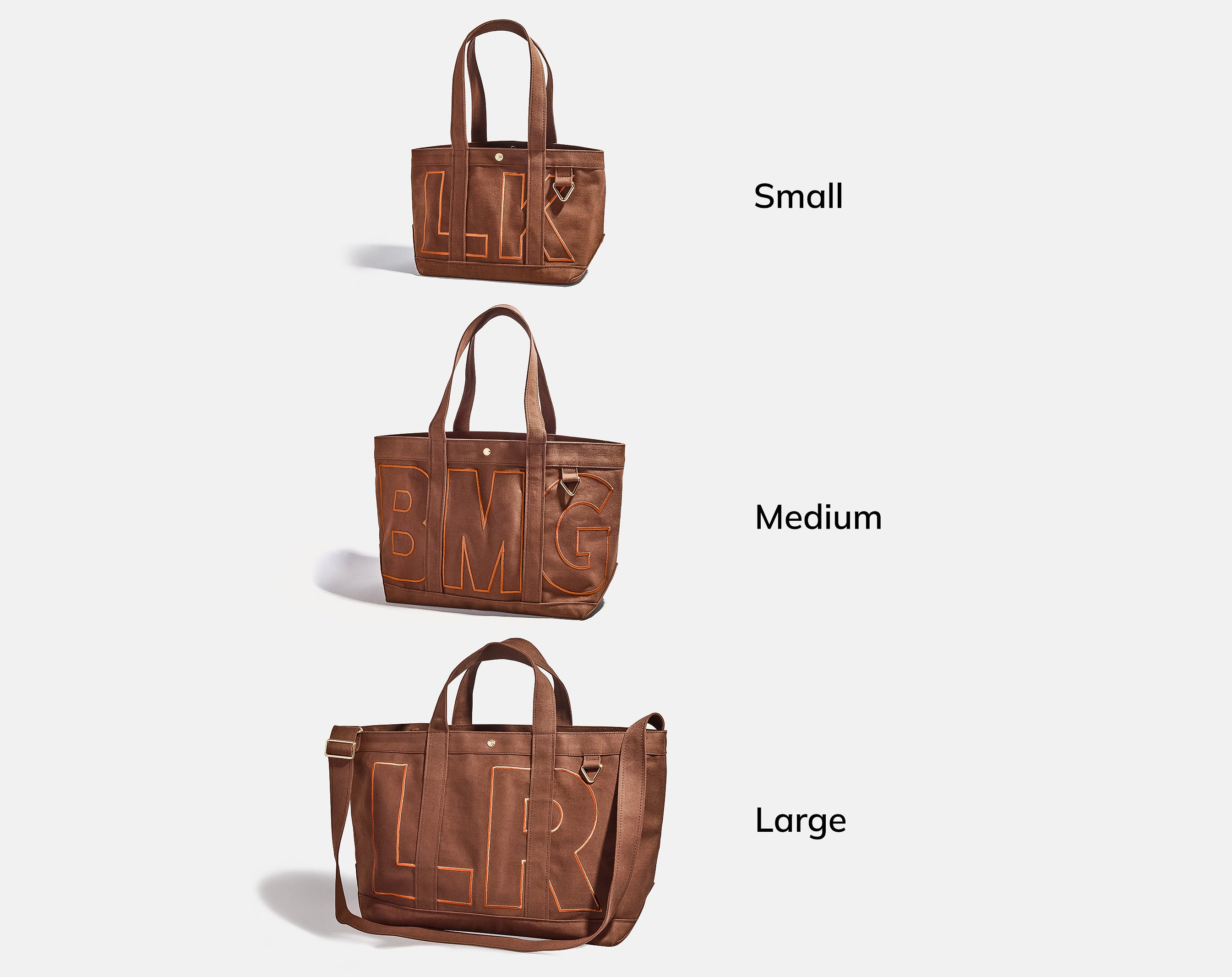 Custom Alpha Tote - Chocolate Brown-Blues Comming