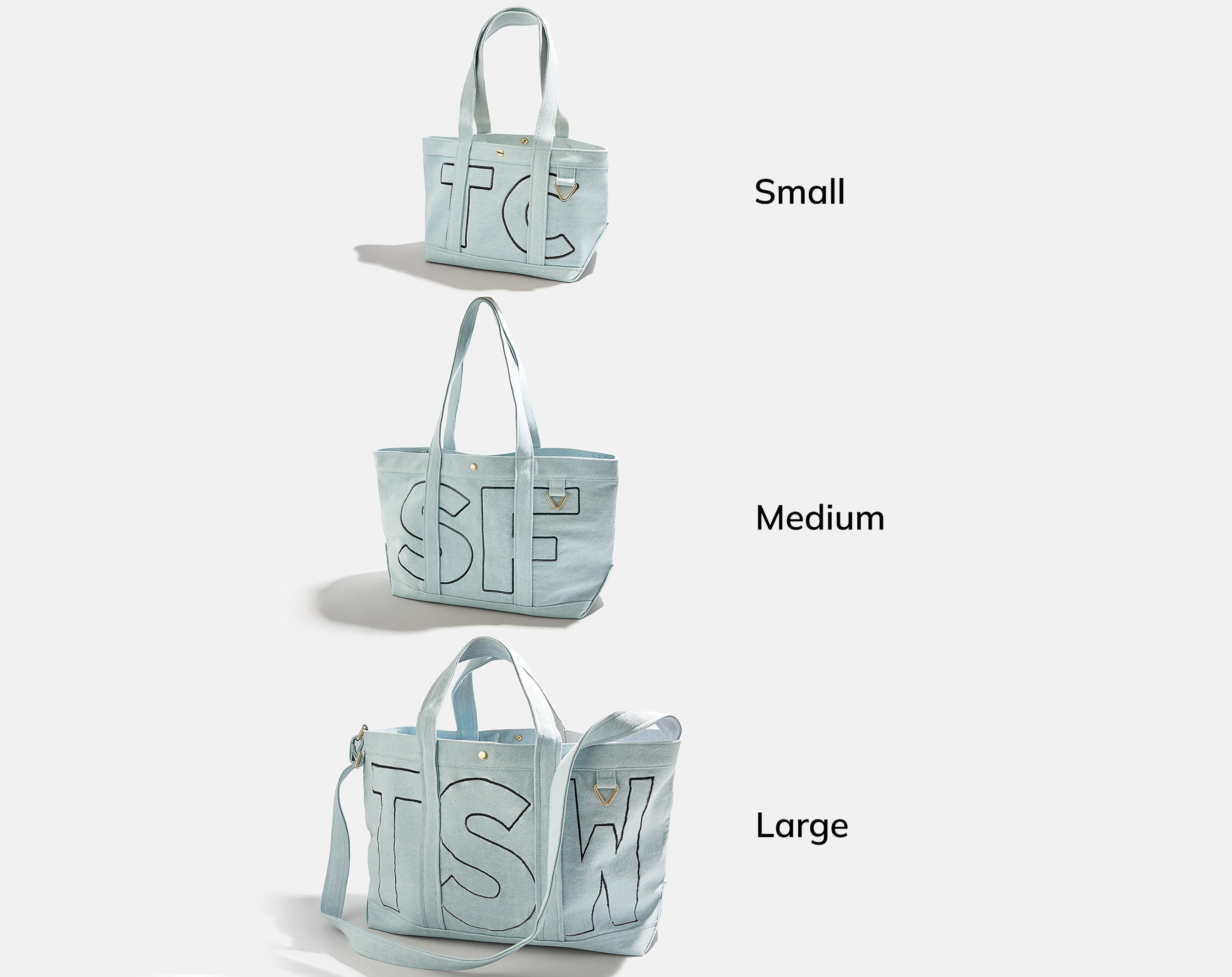 Custom Alpha Tote - Blue Denim-Blues Comming
