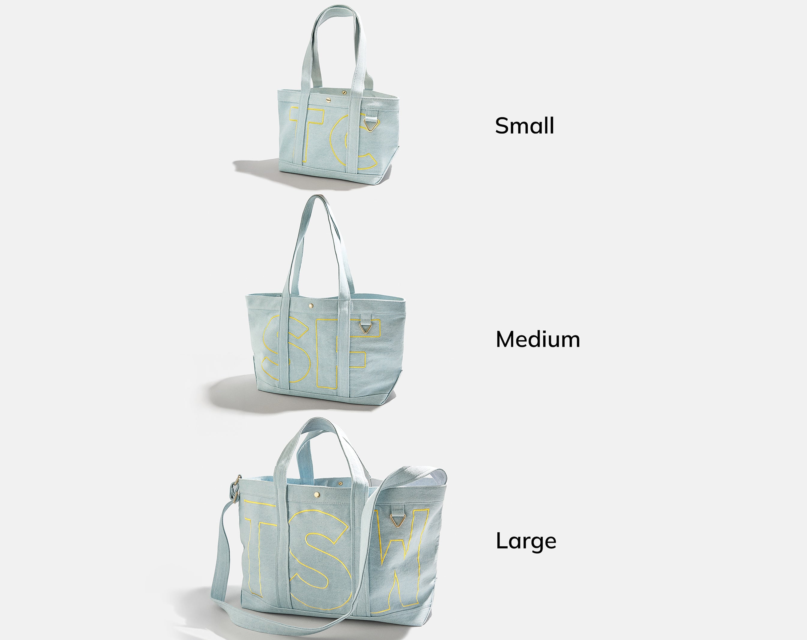 Custom Alpha Tote - Blue Denim-Blues Comming
