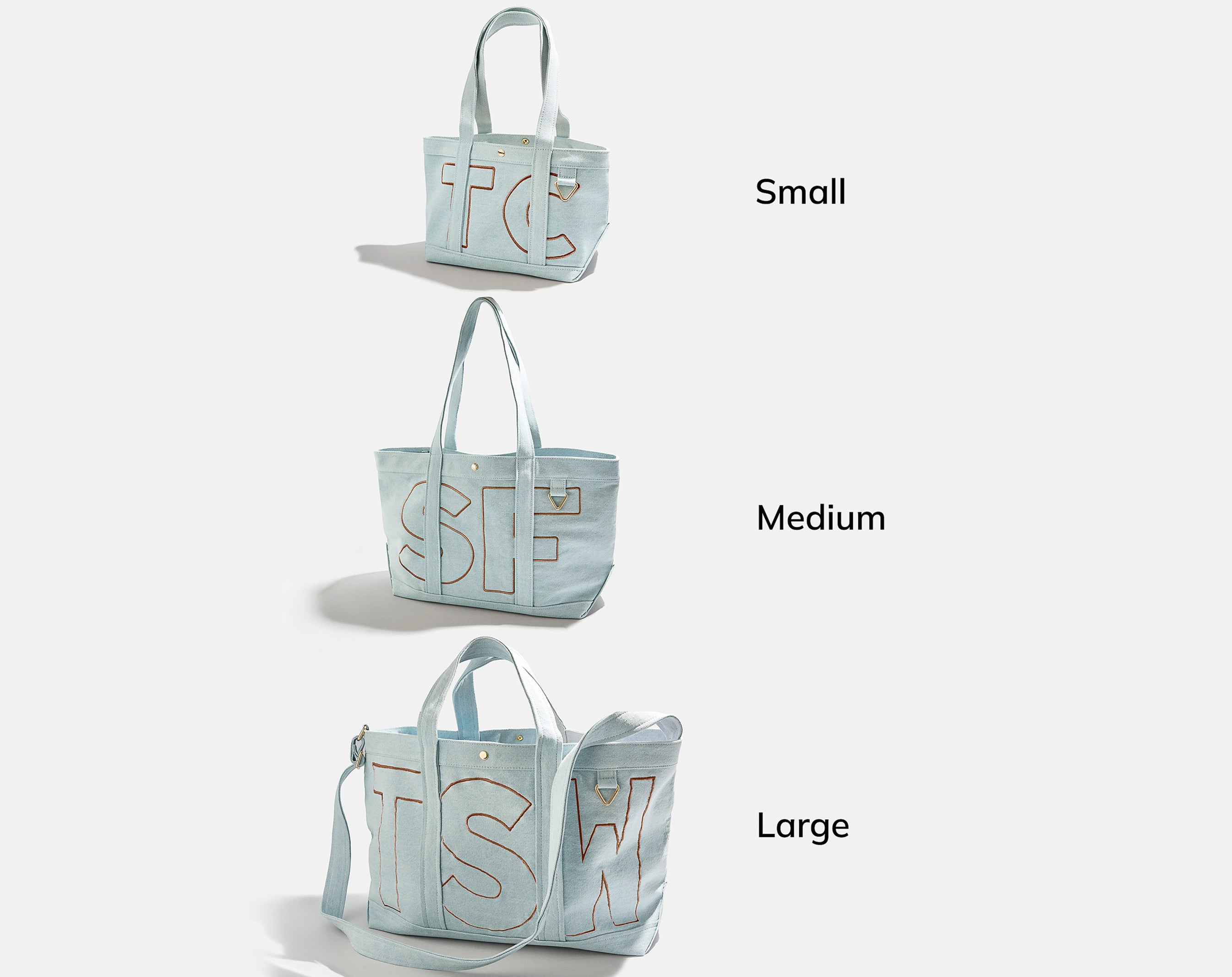 Custom Alpha Tote - Blue Denim-Blues Comming