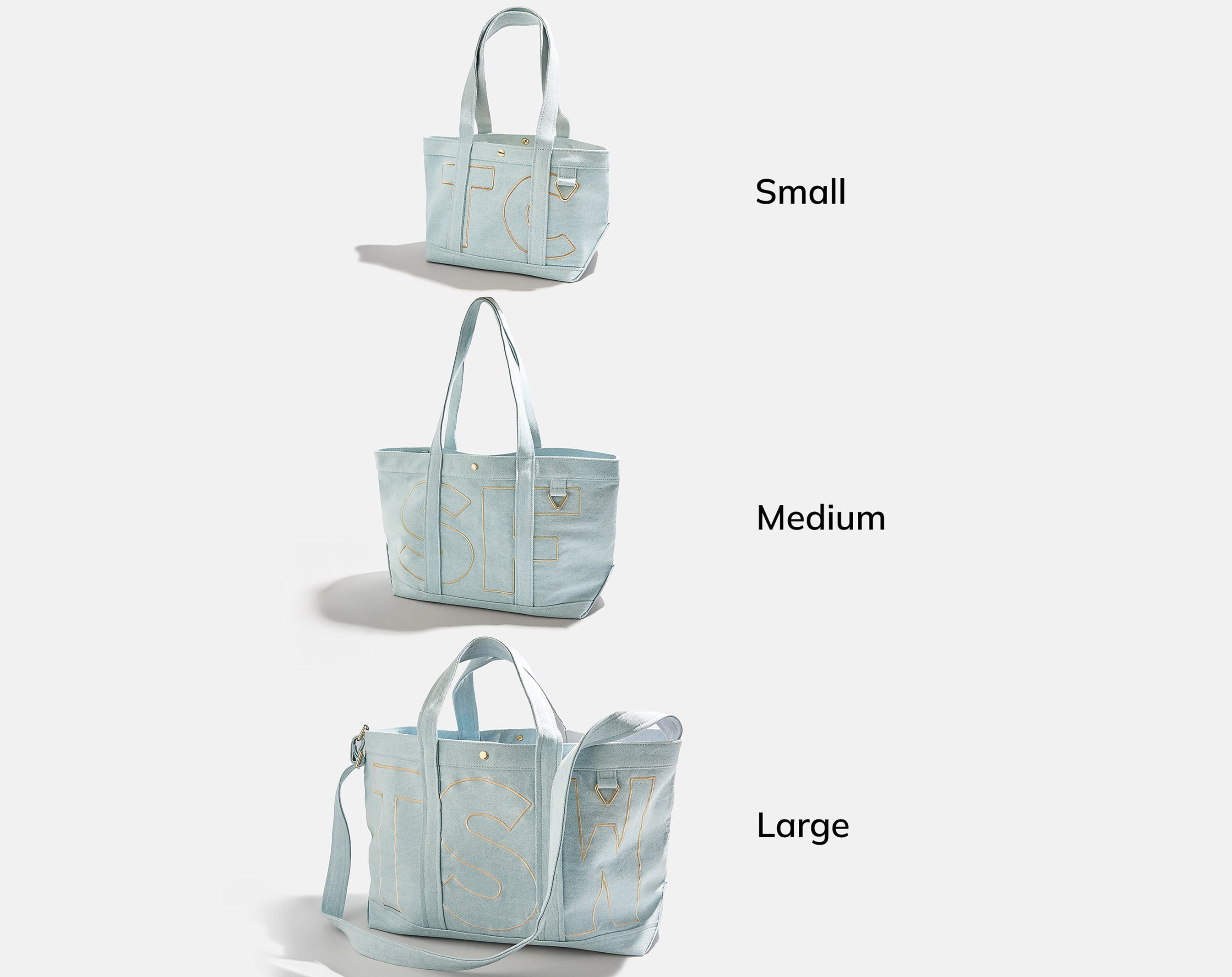 Custom Alpha Tote - Blue Denim-Blues Comming