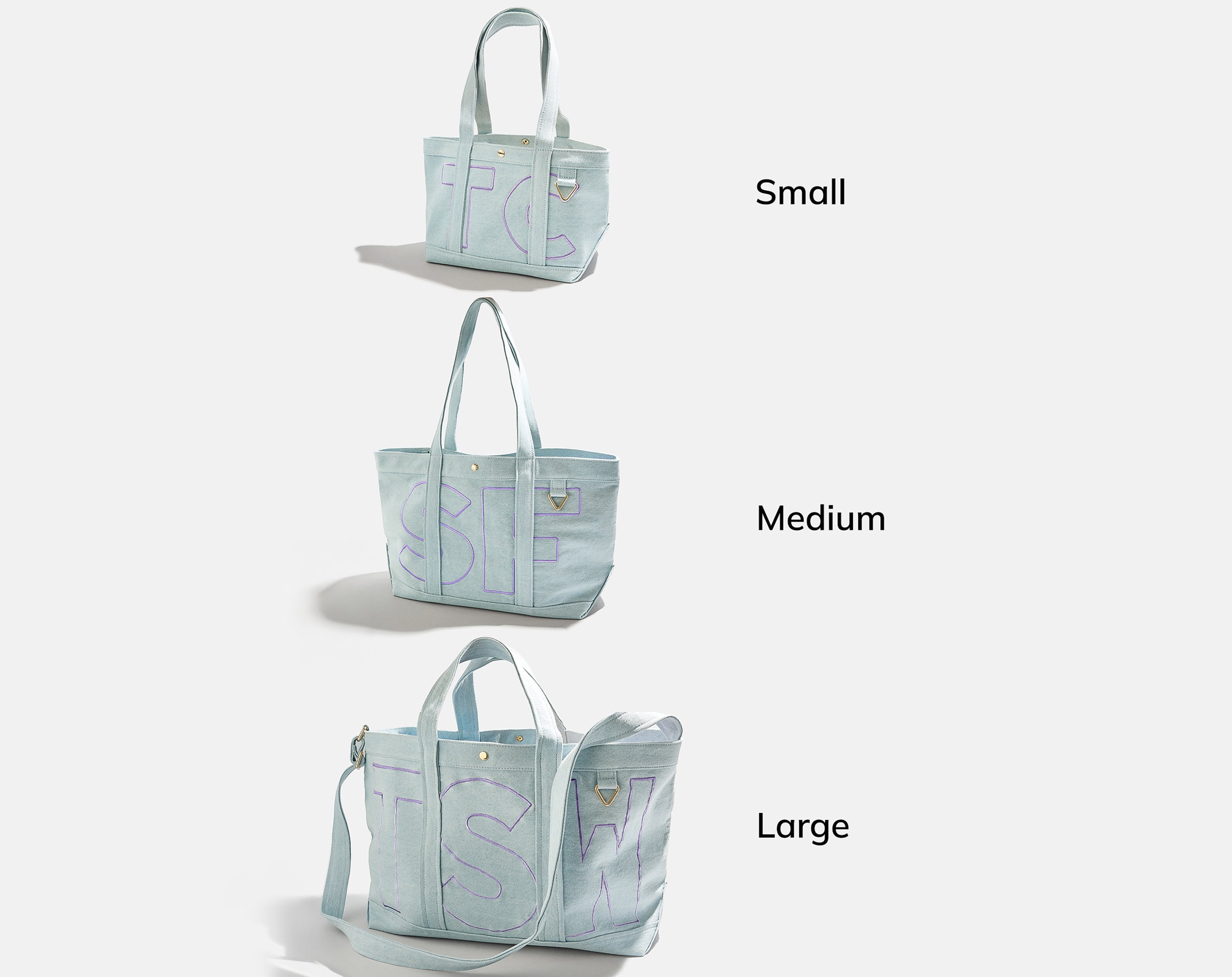 Custom Alpha Tote - Blue Denim-Blues Comming
