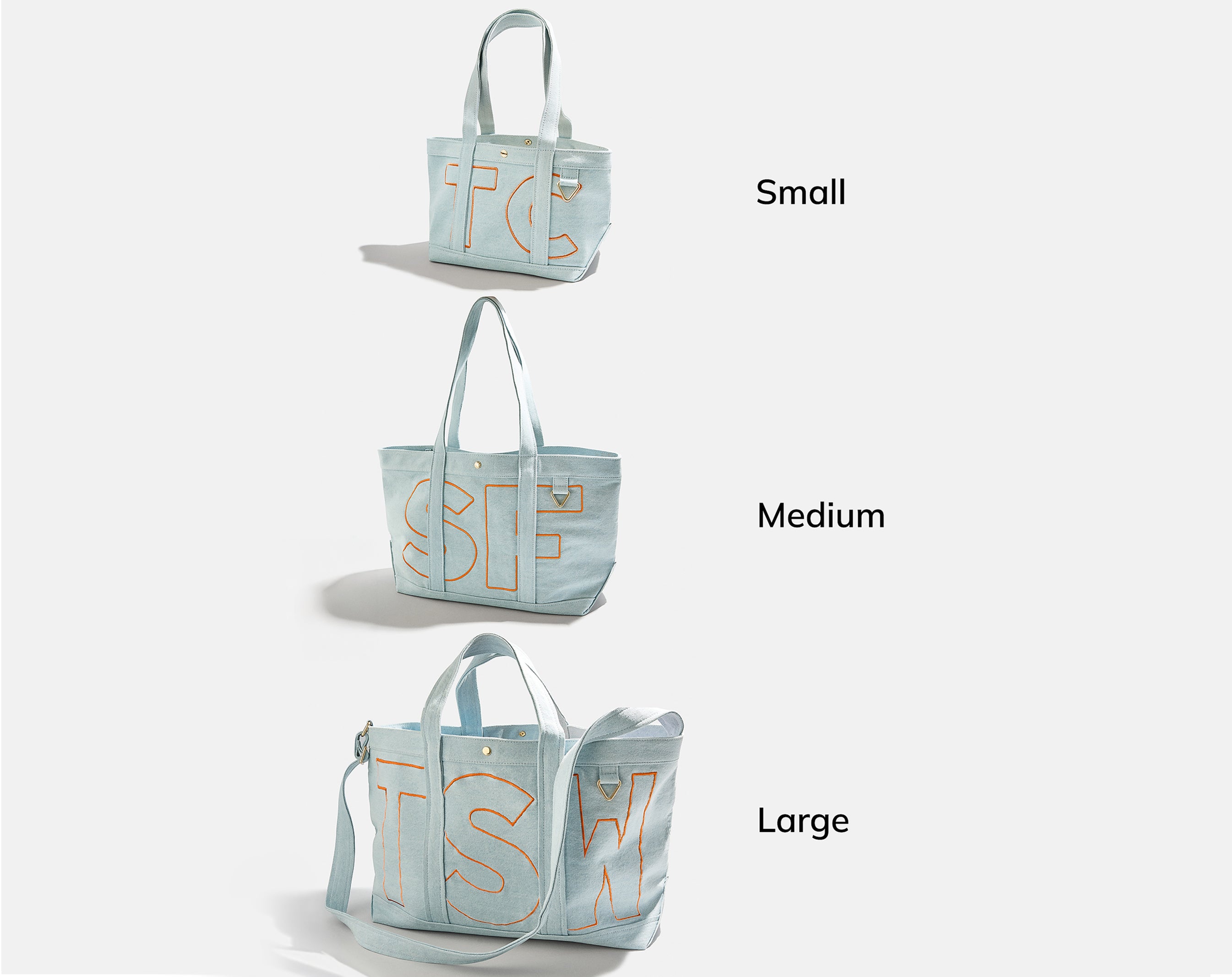 Custom Alpha Tote - Blue Denim-Blues Comming