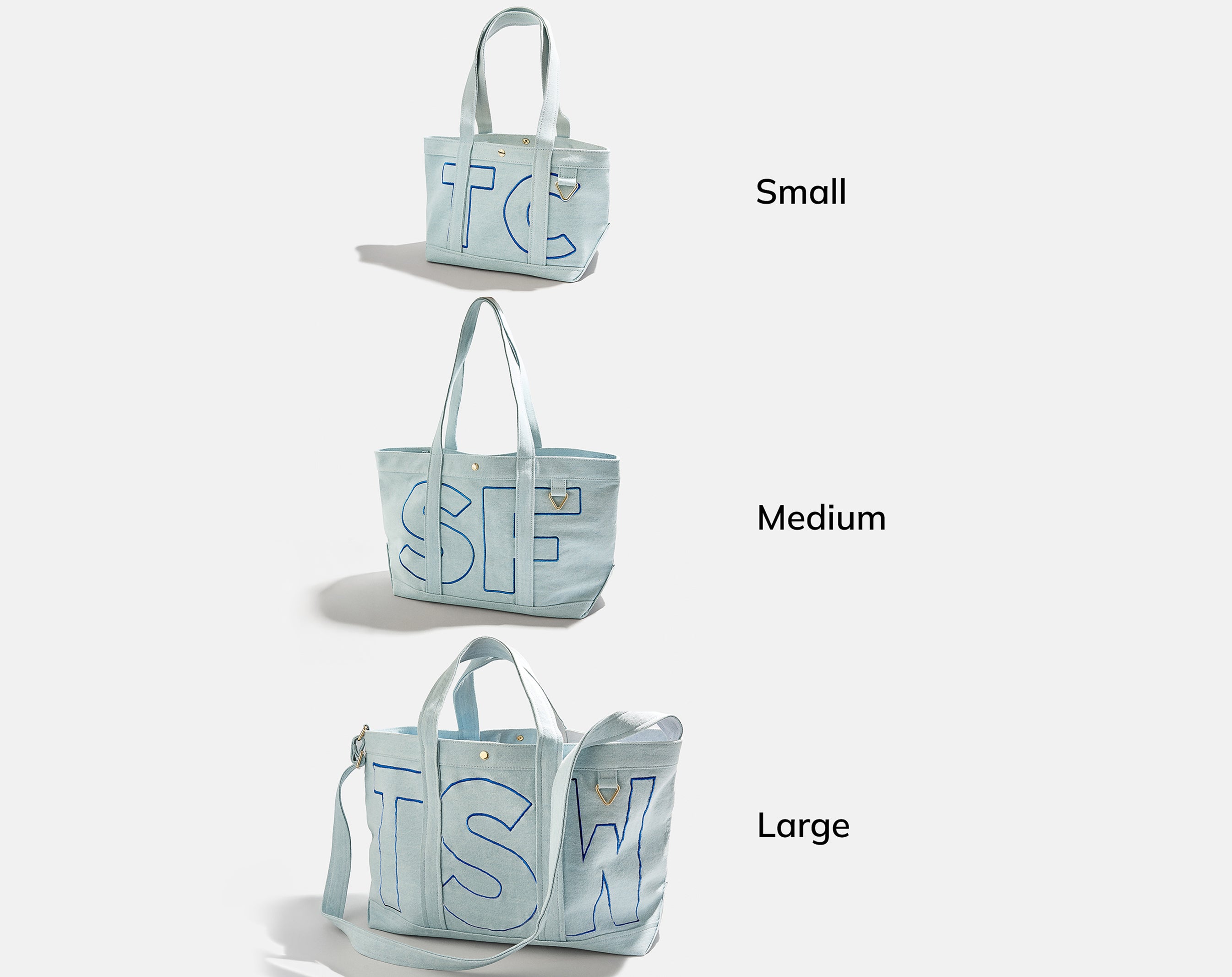 Custom Alpha Tote - Blue Denim-Blues Comming