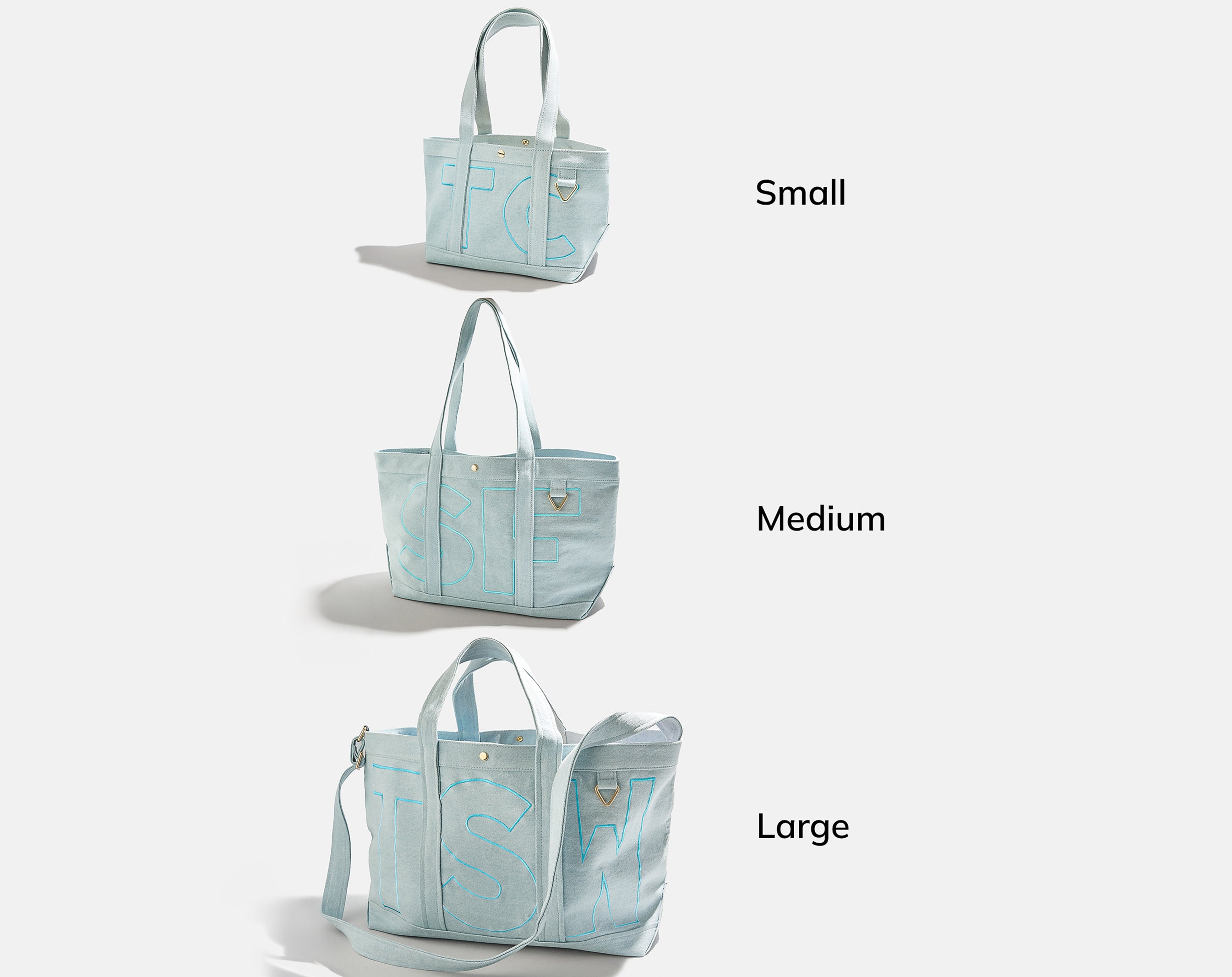 Custom Alpha Tote - Blue Denim-Blues Comming