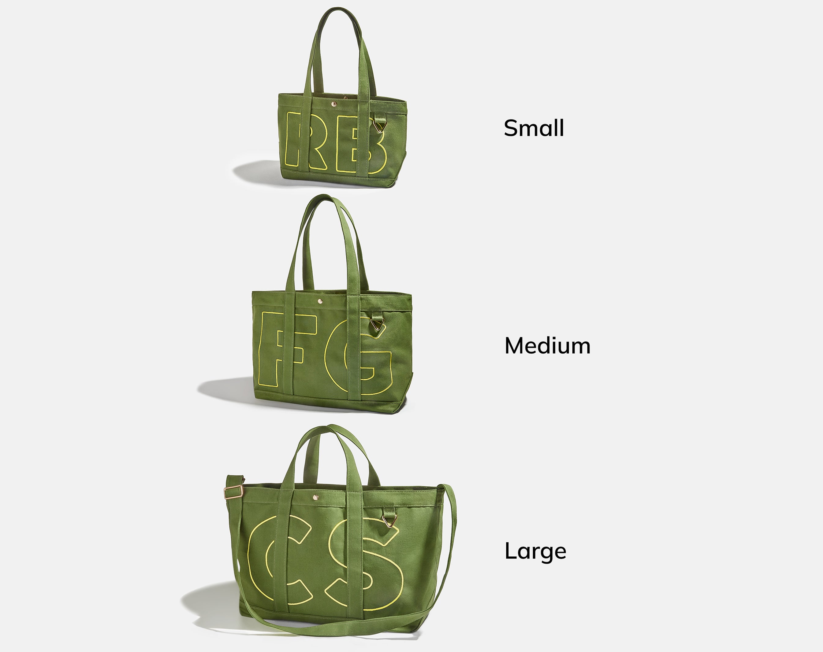 Custom Alpha Tote - Olive Green-Blues Comming
